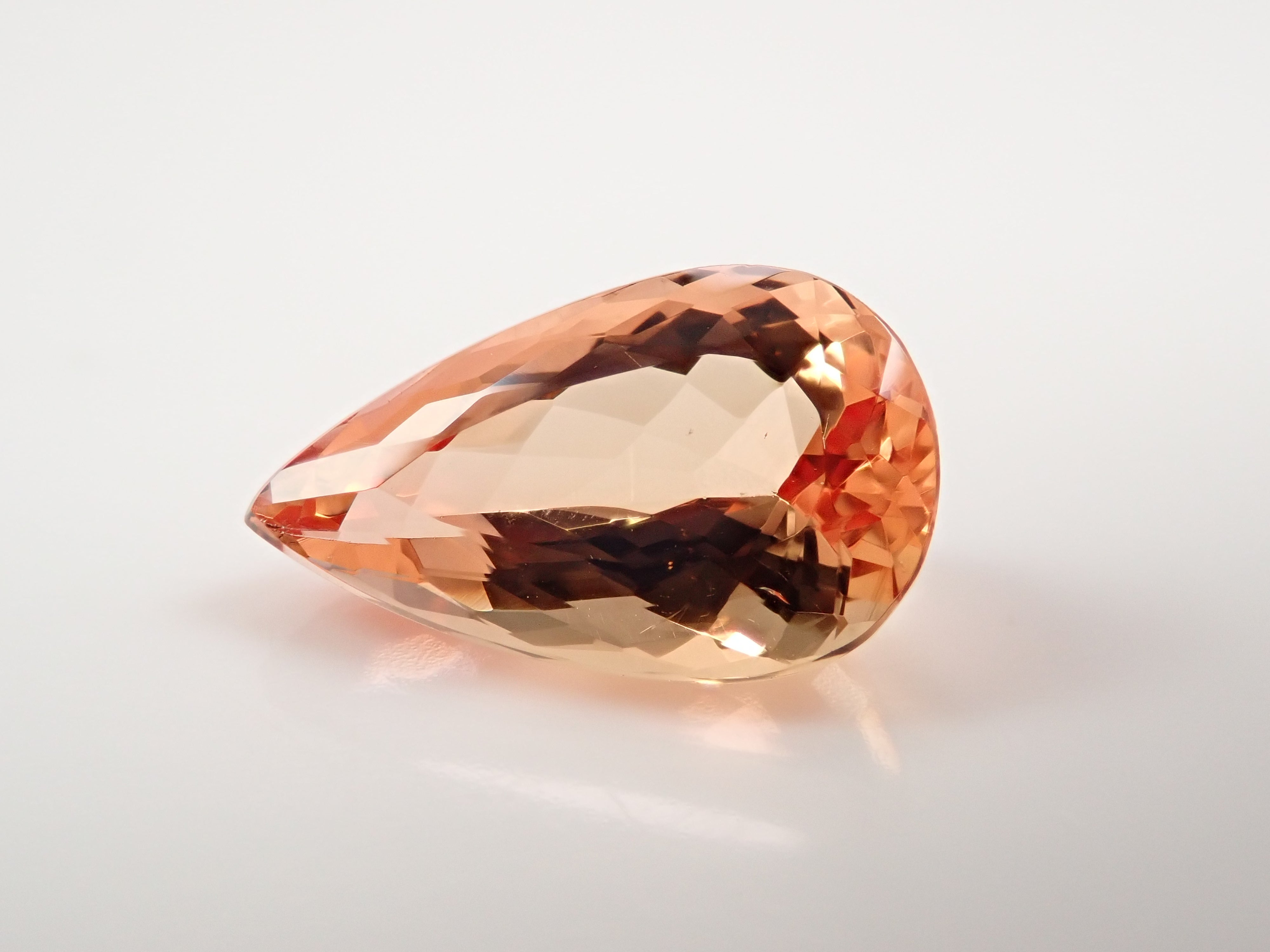 【12562595掲載】ブラジル産インペリアルトパーズ 3.999ctルース