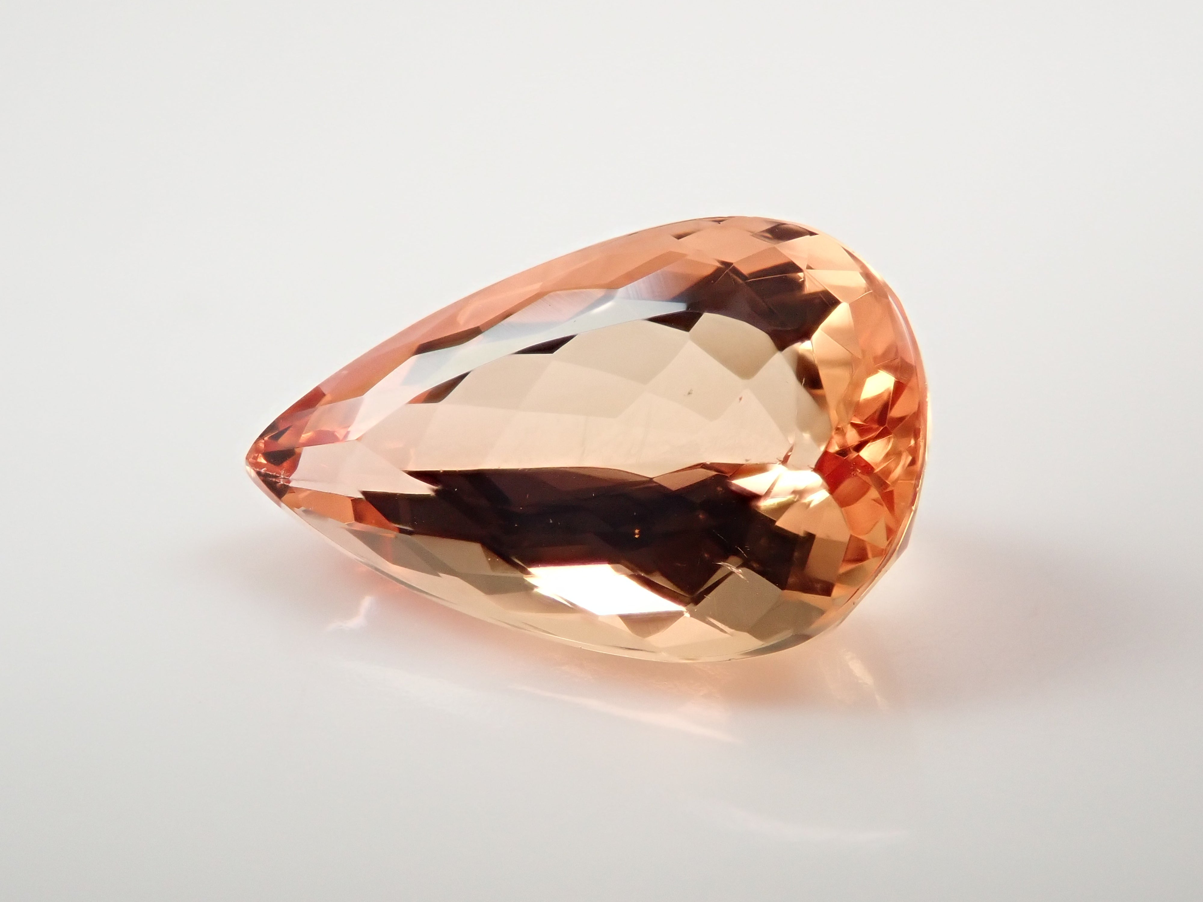 【12562595掲載】ブラジル産インペリアルトパーズ 3.999ctルース