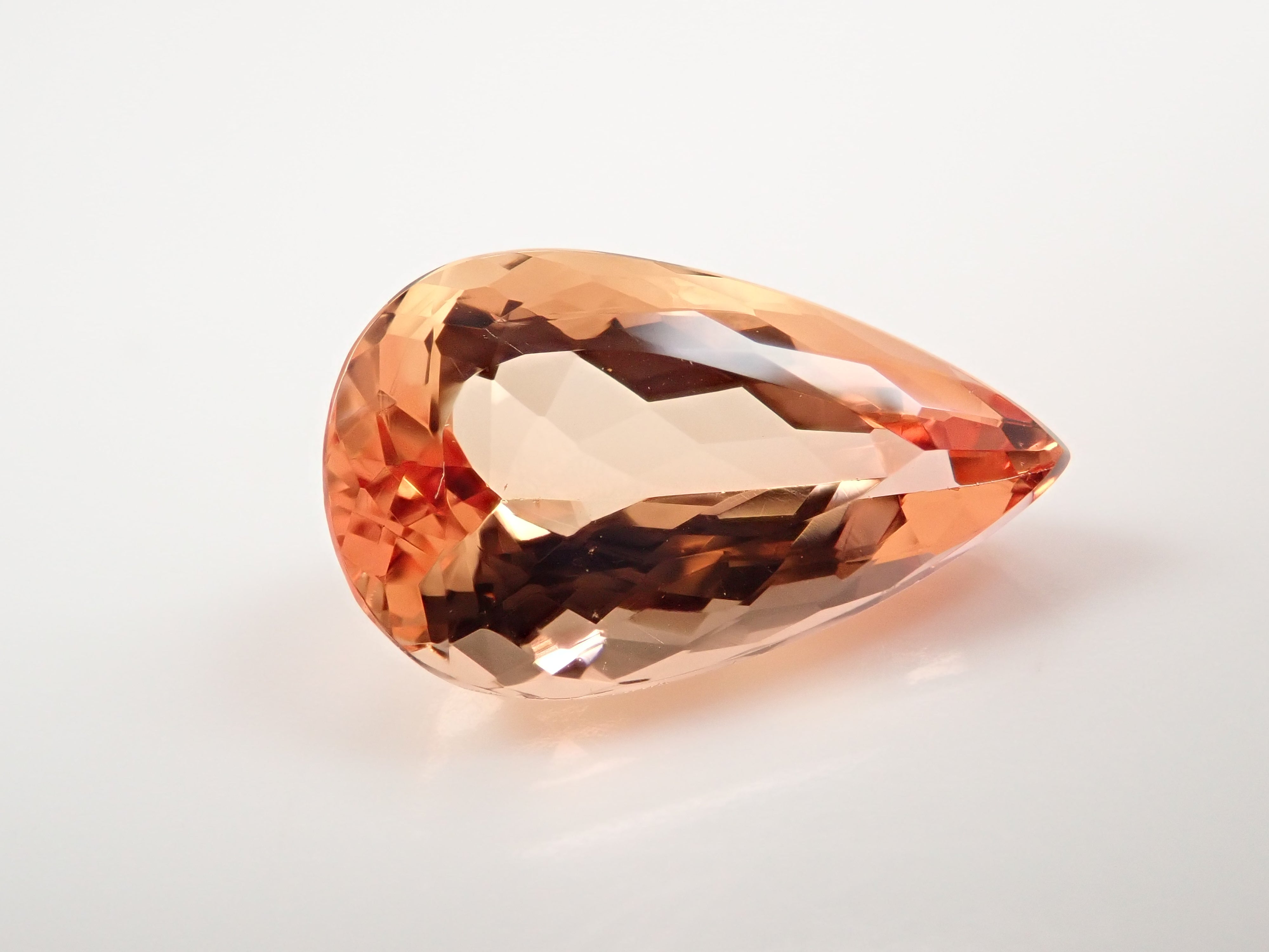 【12562595掲載】ブラジル産インペリアルトパーズ 3.999ctルース