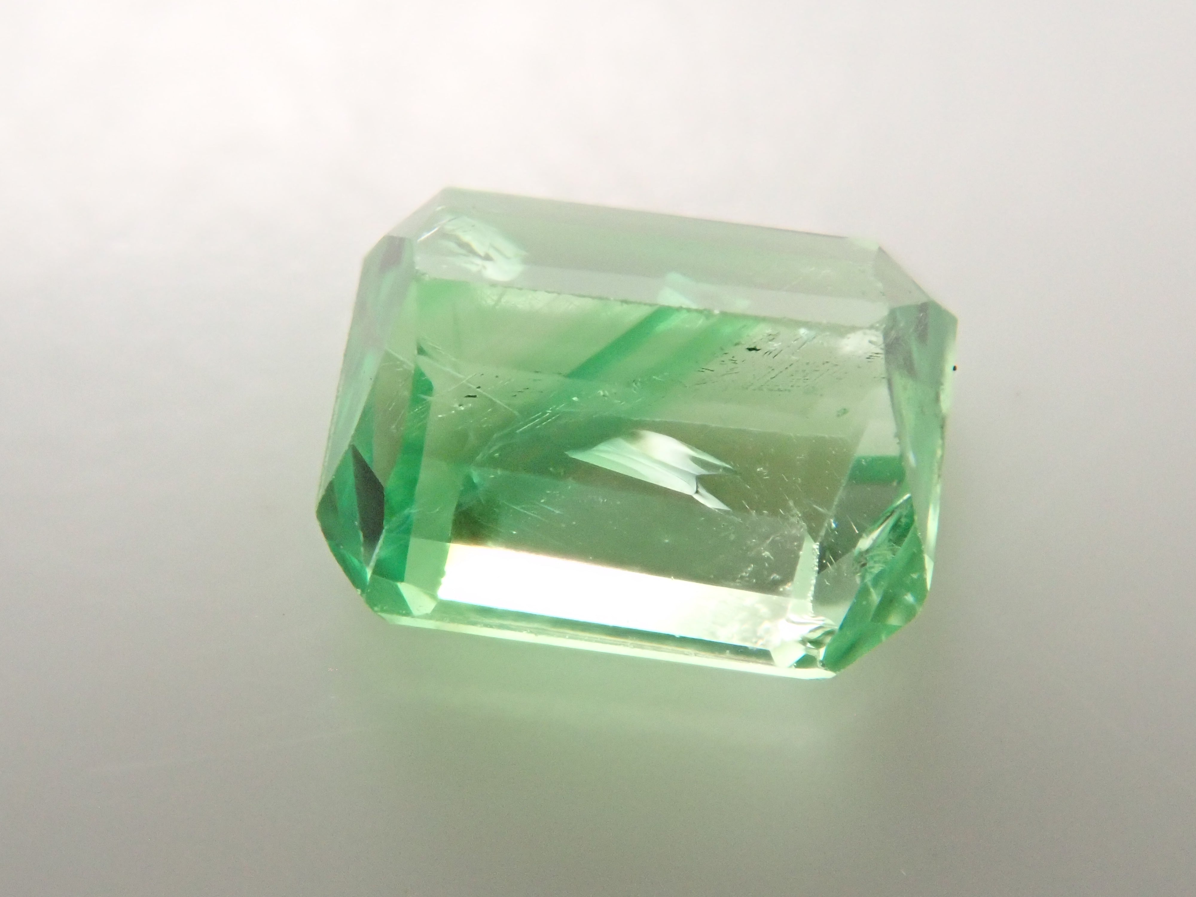 ケニア産バイカラーグロッシュラーガーネット 0.496ctルース