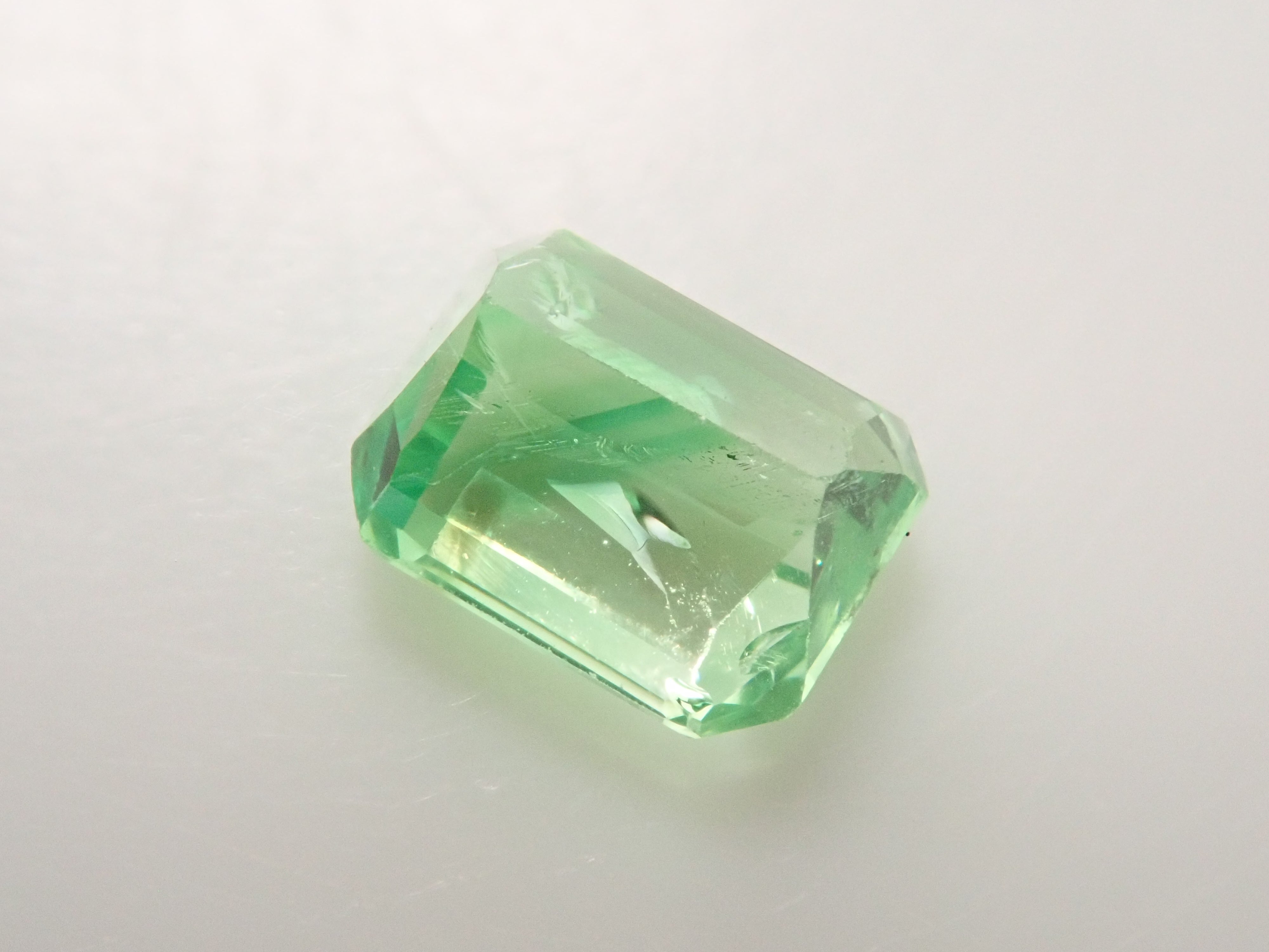 ケニア産バイカラーグロッシュラーガーネット 0.496ctルース