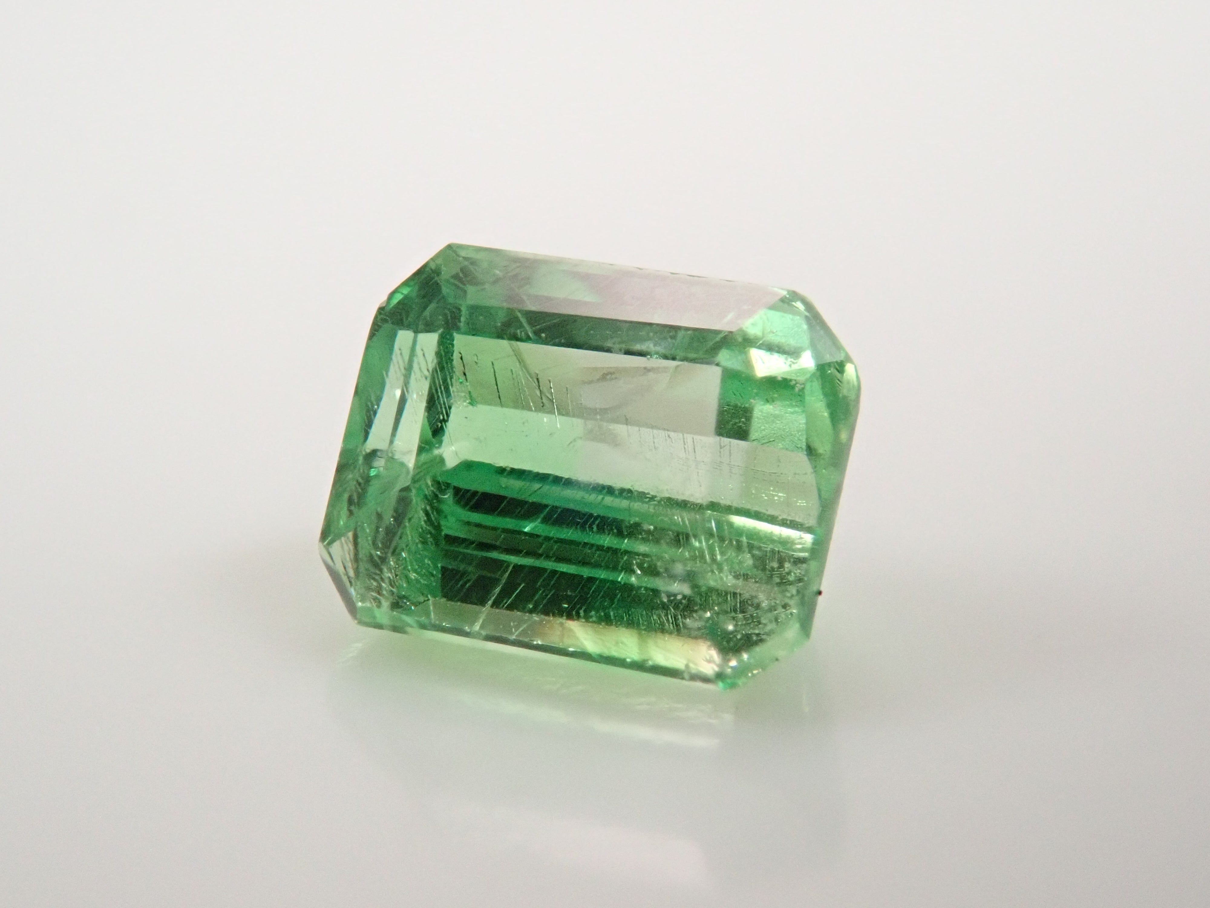 ケニア産バイカラーグロッシュラーガーネット 0.496ctルース