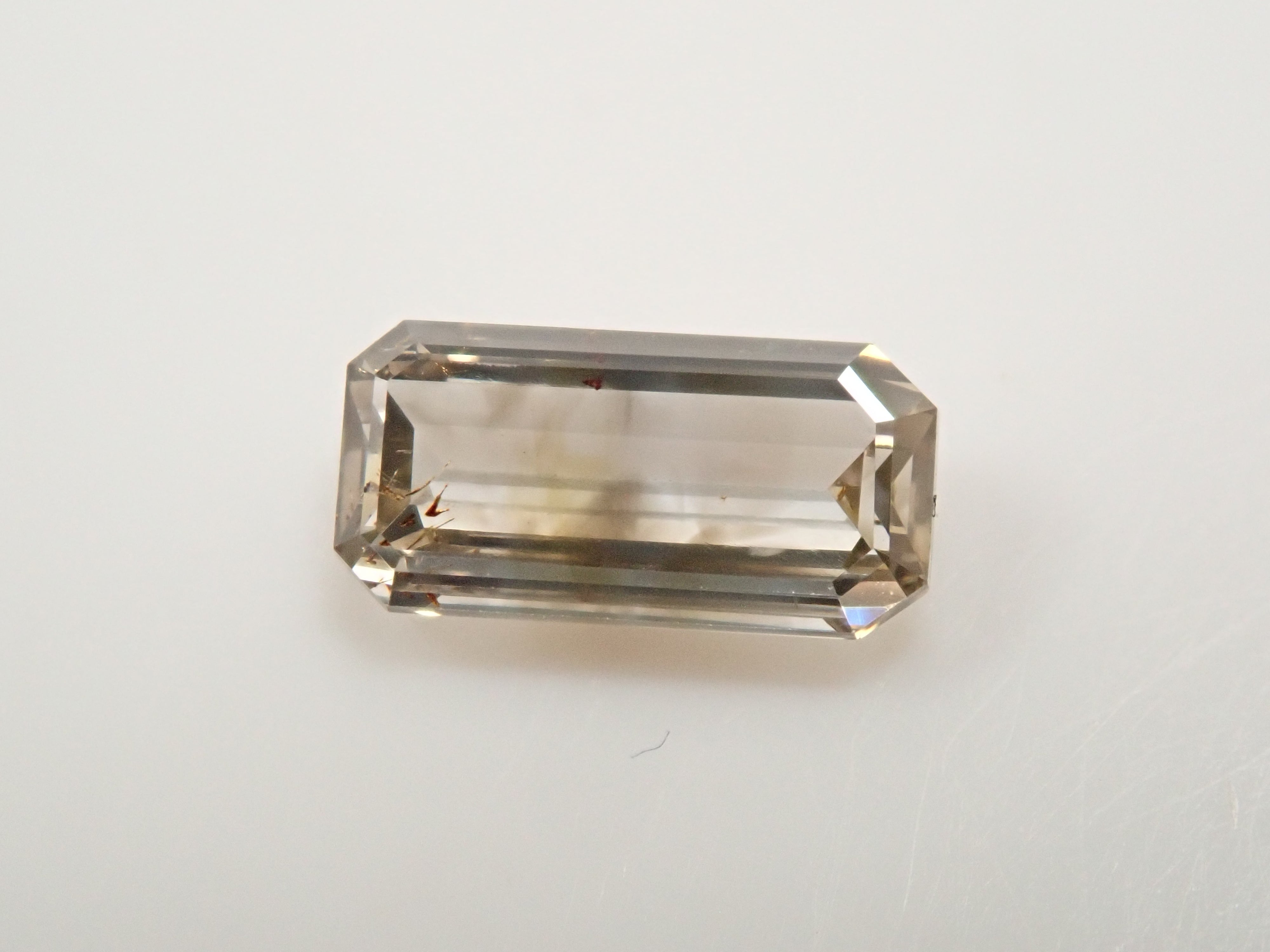 【32501863掲載】ブラウンダイヤモンド 0.554ctルース(UNDER S(LIGHT YELLOWISH BROWN), SI-2)