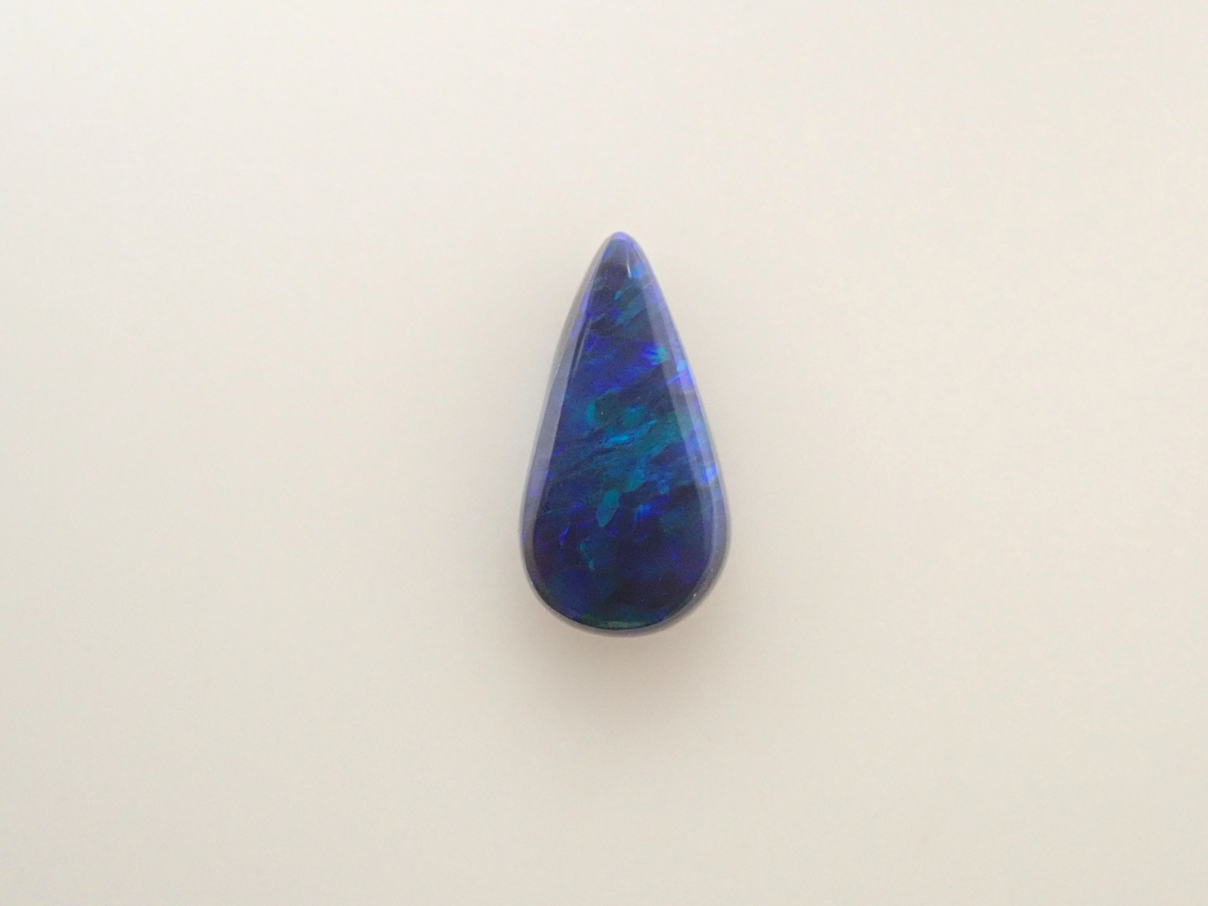 Australian black opal 0.251ct loose stone