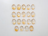 [On sale from 10pm on 4/6] {Limited to 19 stones} Brazilian bicolor citrine, 1 loose stone (November birthstone, 6 x 4mm) {Multiple purchase discounts available} {For beginners}