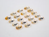 巴西雙色黃水晶 1 石散裝（十一月生日石，6 x 4 毫米）《可多次購買折扣》《適合初學者》