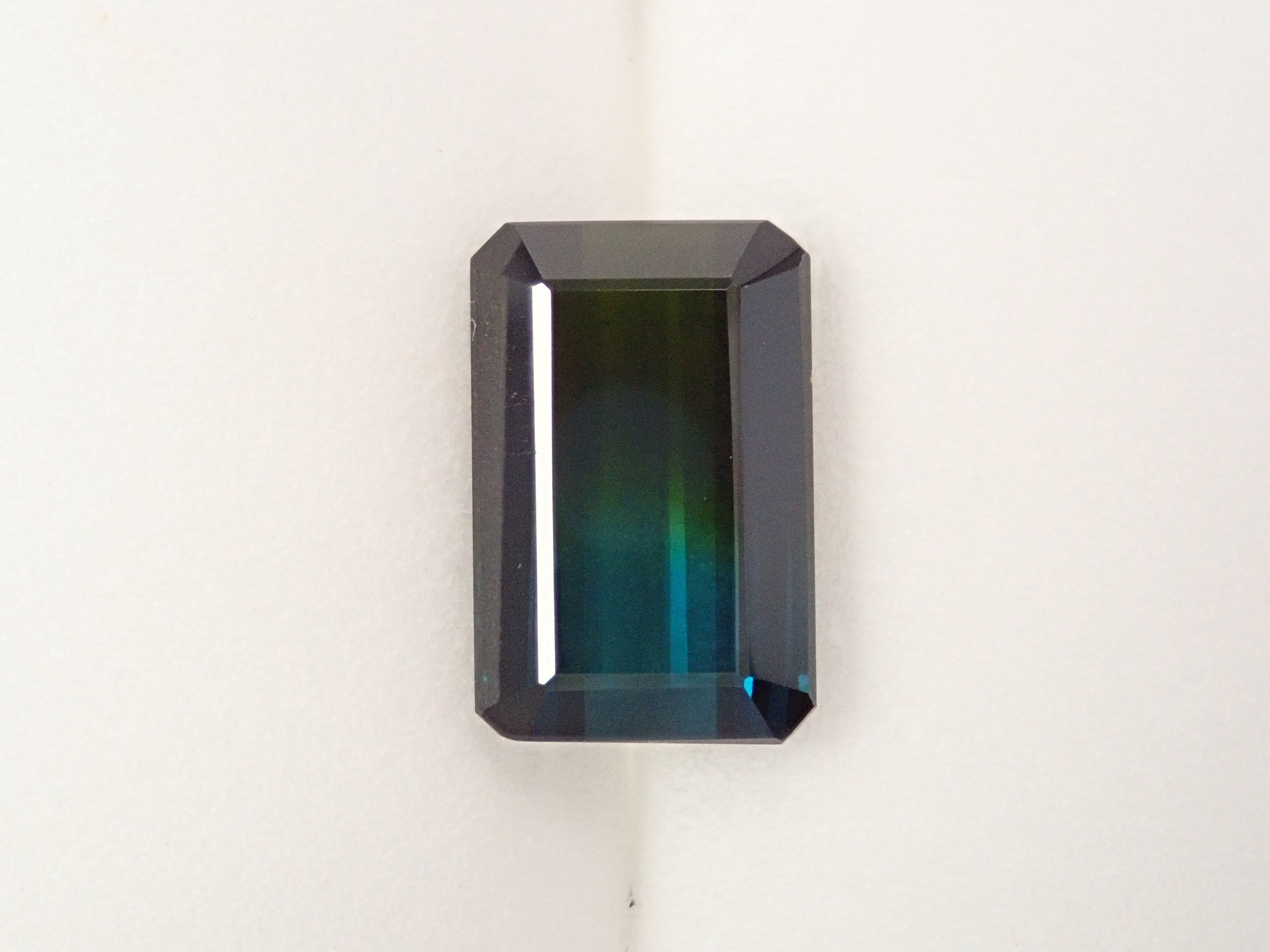 ブラジル産バイカラートルマリン 4.554ctルース 鑑別書