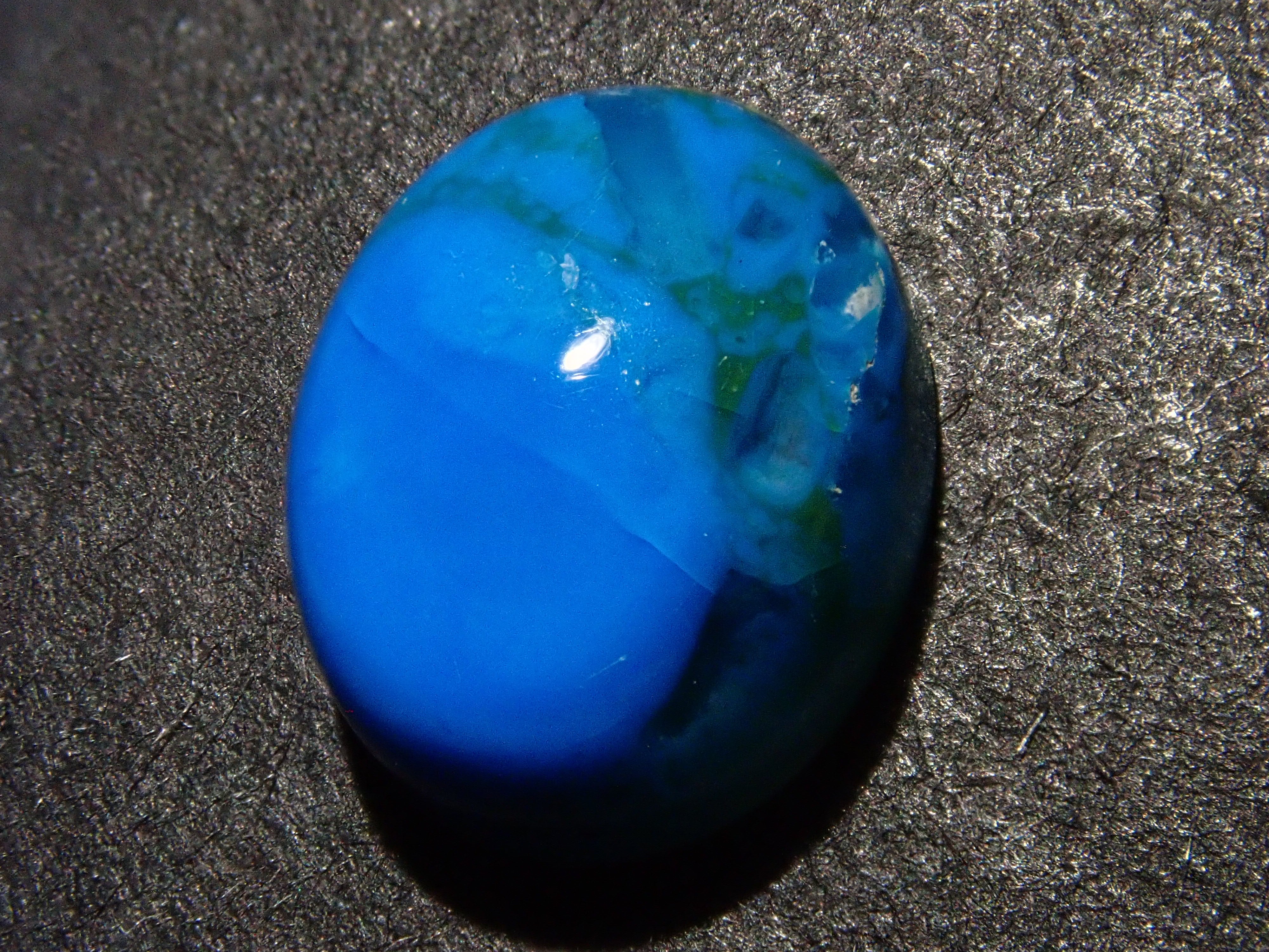 【12562646掲載】ペルー産バイカラーブルーオパール 2.707ctルース