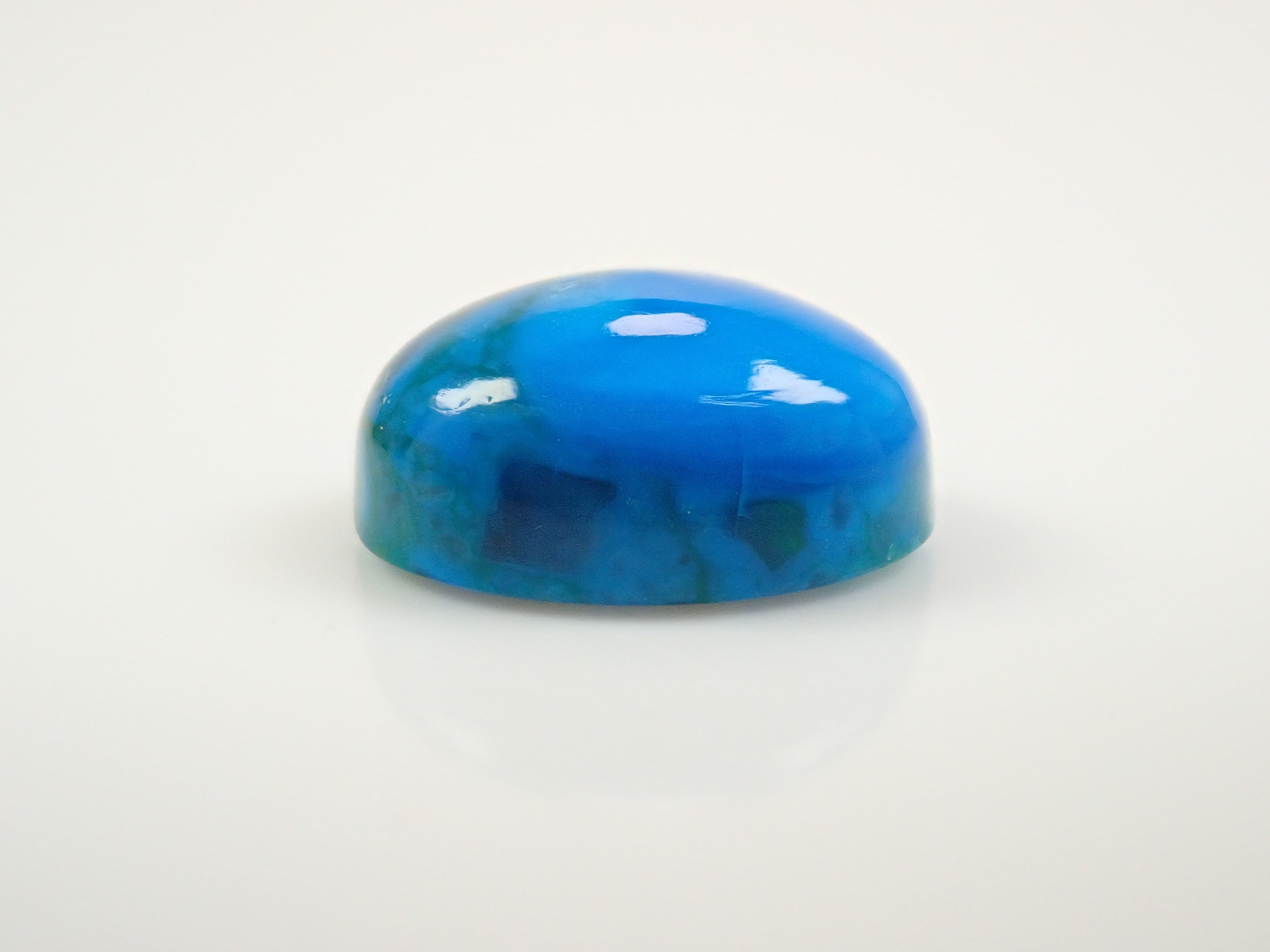 【12562646掲載】ペルー産バイカラーブルーオパール 2.707ctルース