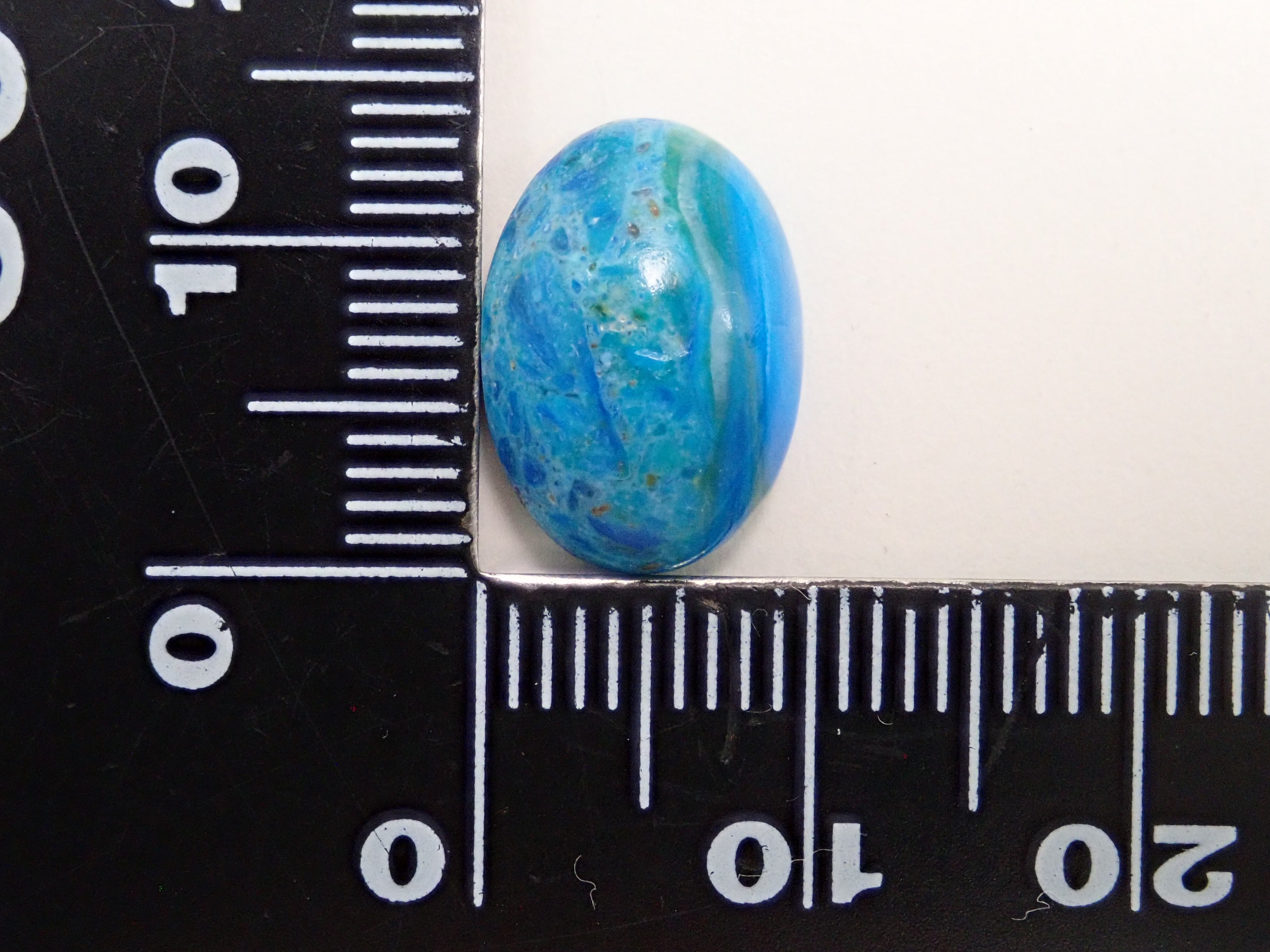 【4/15 22時販売】ペルー産バイカラーブルーオパール 4.379ctルース