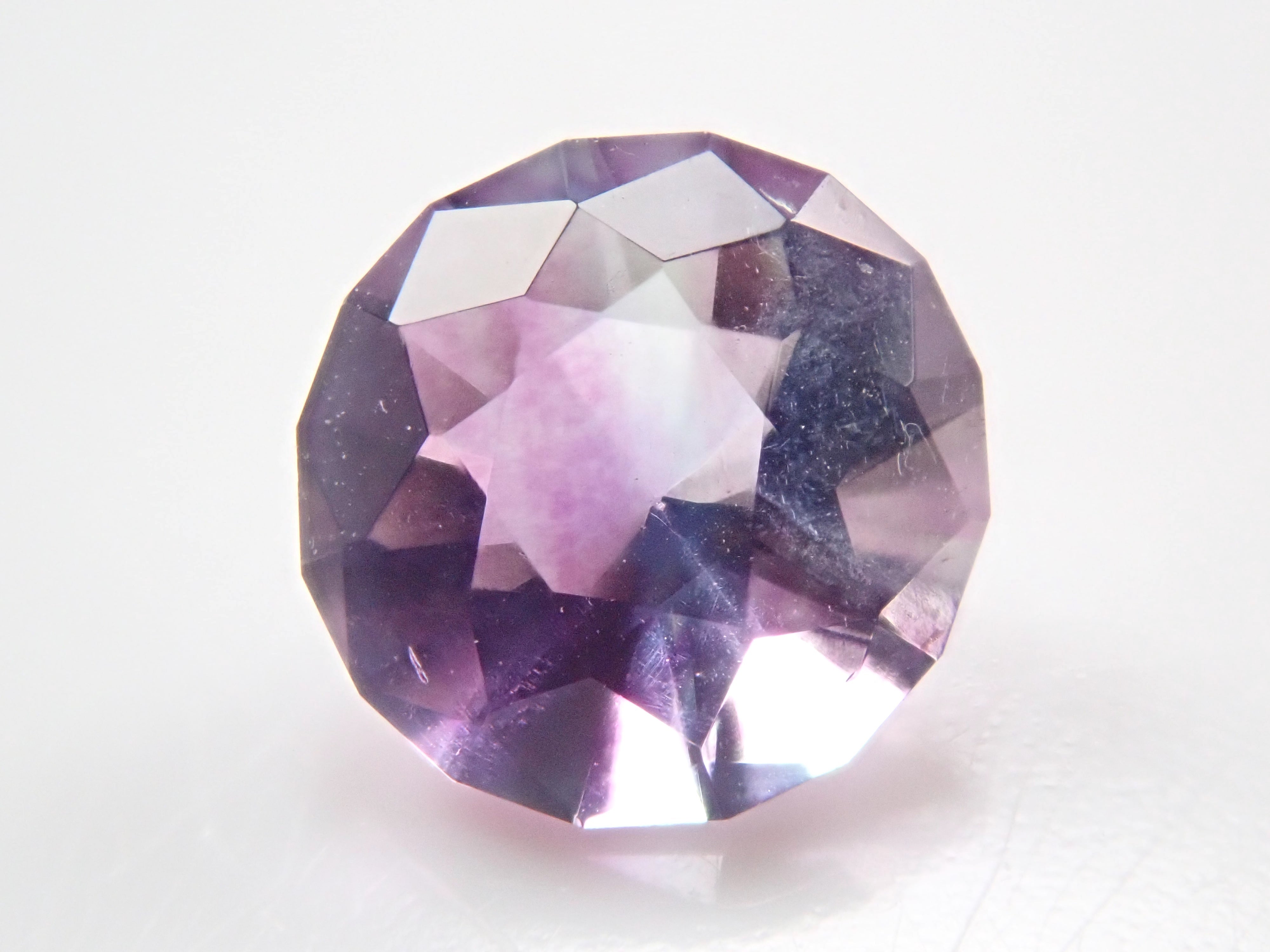 Bicolor Fluorite 6.1mm/0.869ct Loose Stone