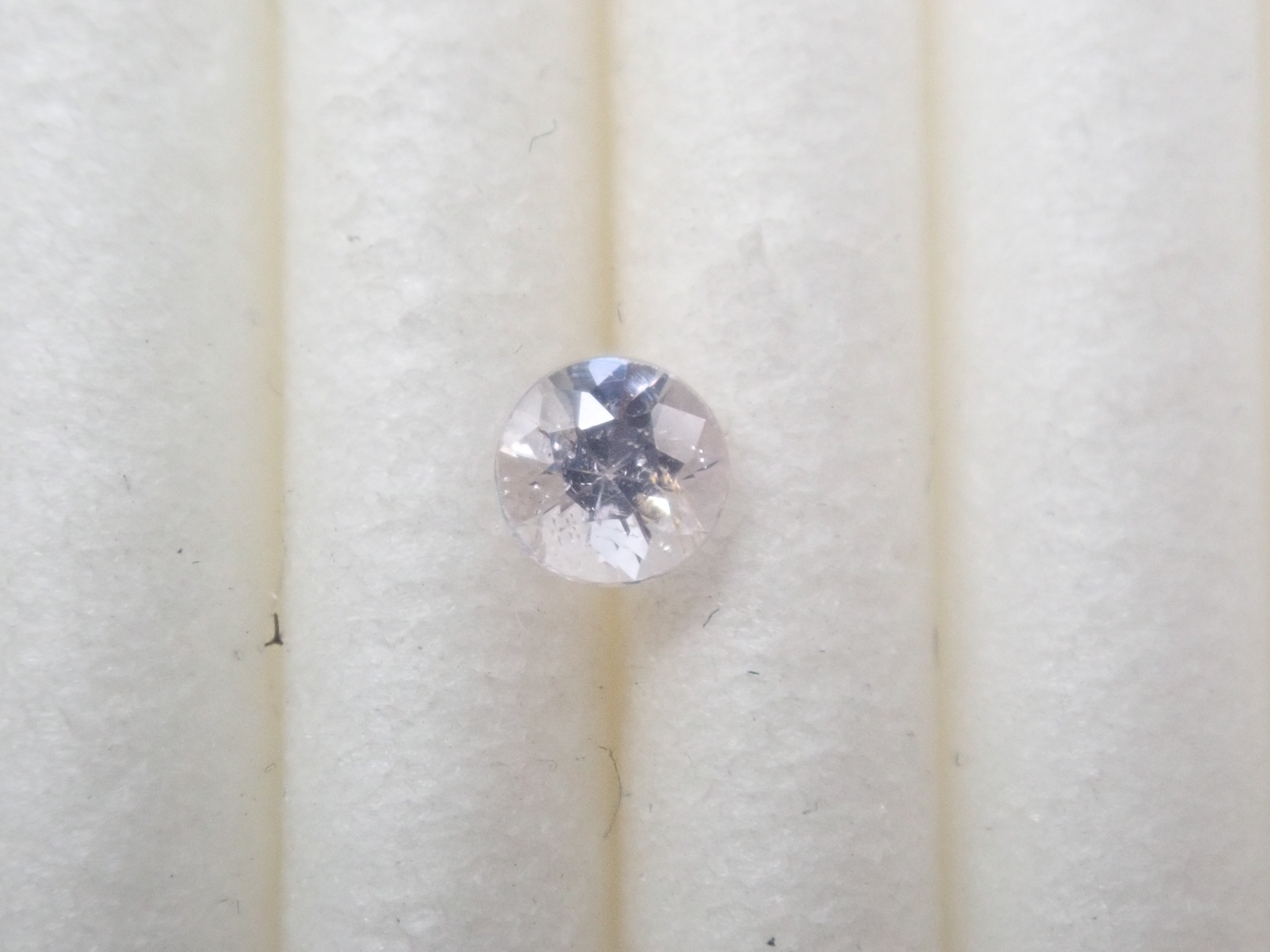 【抽選販売0409_03】ミャンマー産ターフェアイト 2.8mm/0.114ctルース 鑑別書