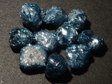 《限定10石》ブルーダイヤモンド原石・ルース2石セット（トリート）《複数購入割引》
