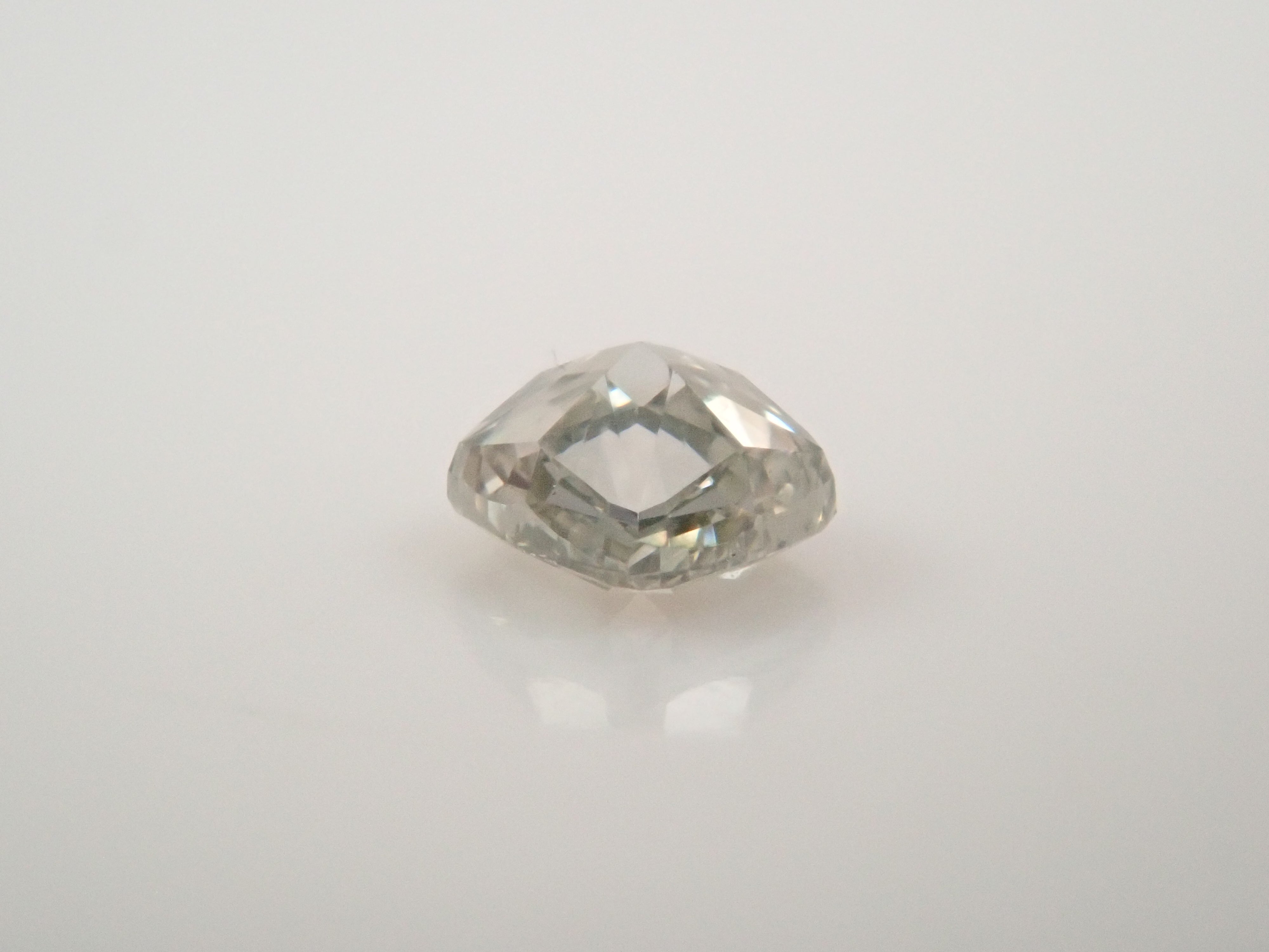 カメレオンダイヤモンド 0.079ctルース(FANCY LIGHT GRAY GREEN, SI-1)