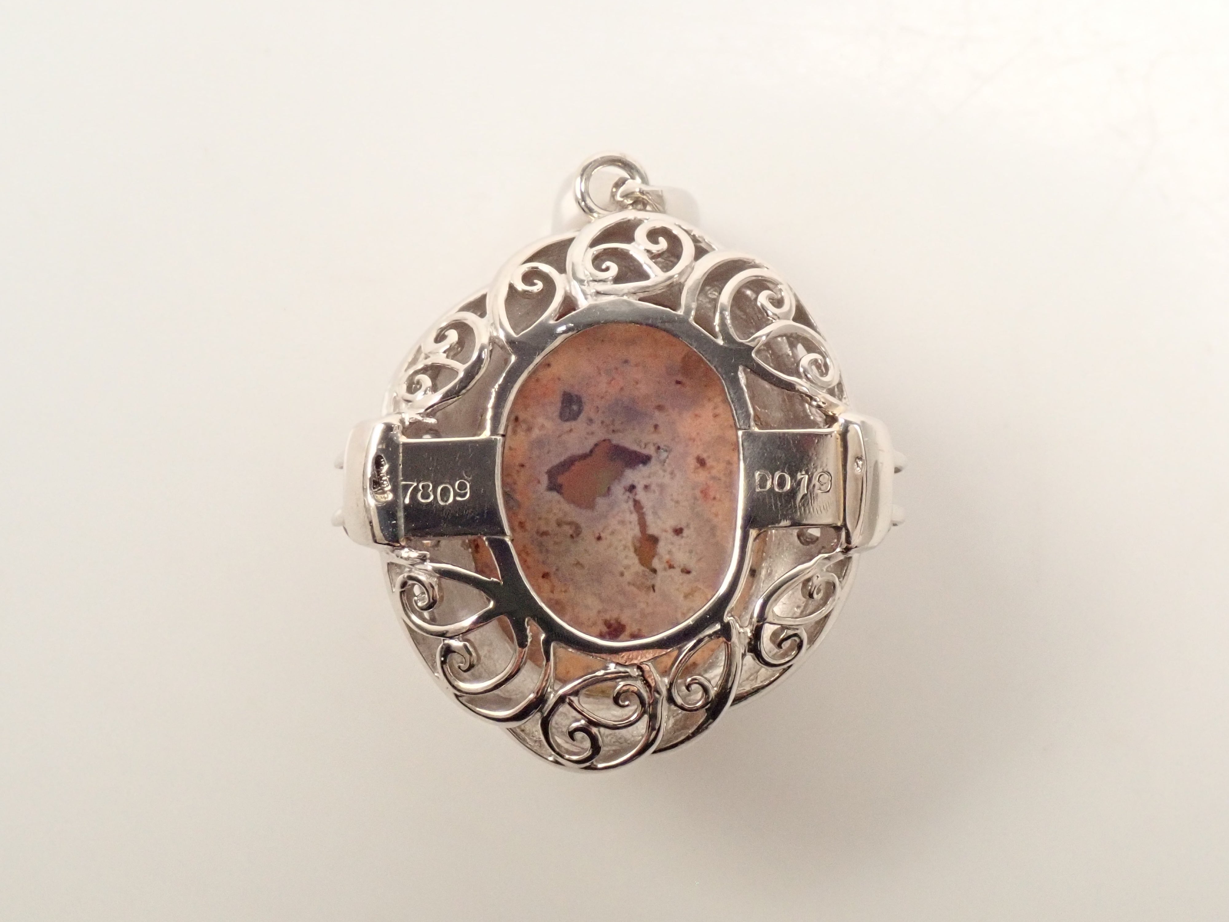 【22602560掲載】【カラフリ】Pt900 カンテラオパール 7.809ctct リング