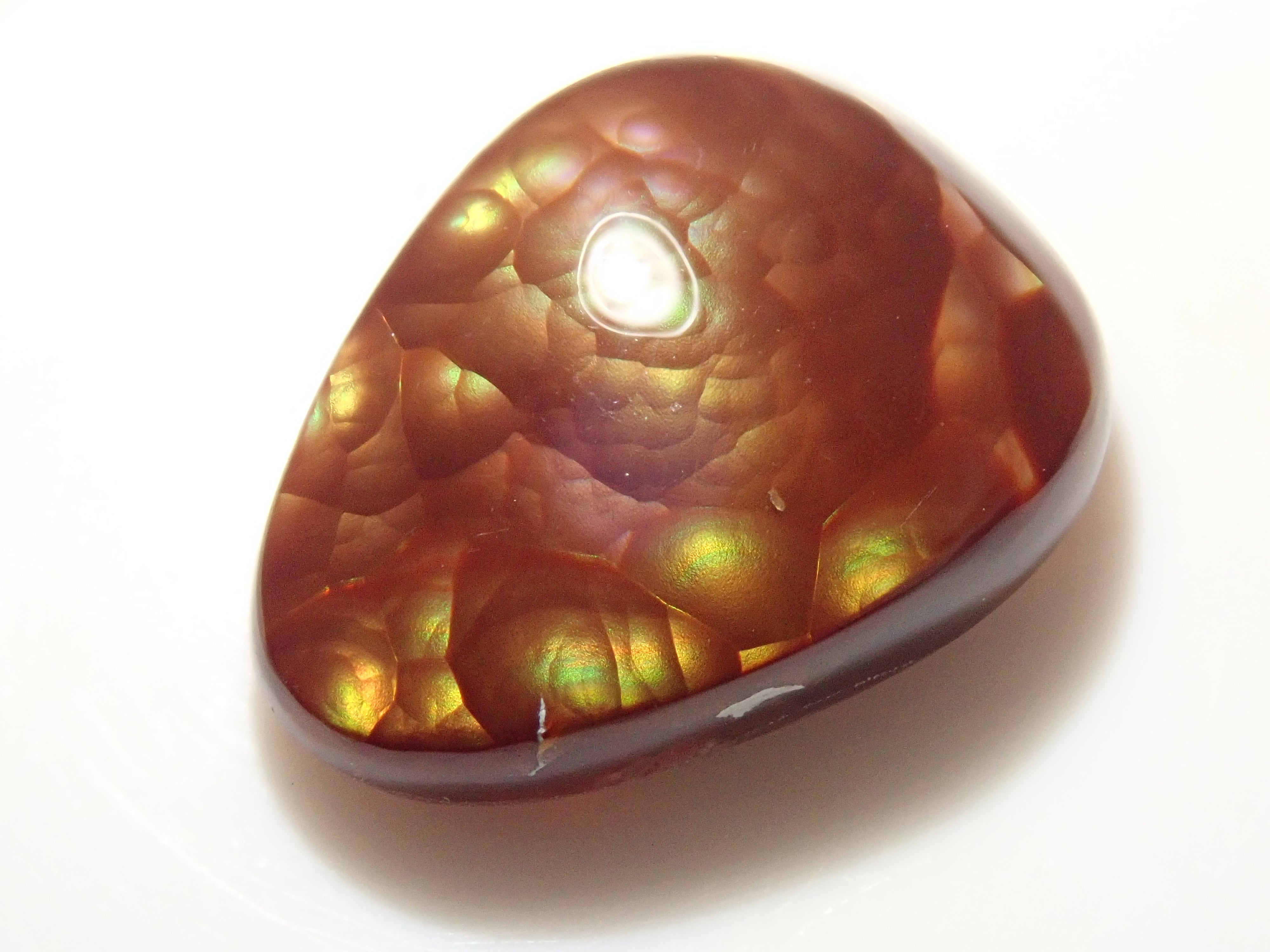 Mexican fire agate 3.613ct loose