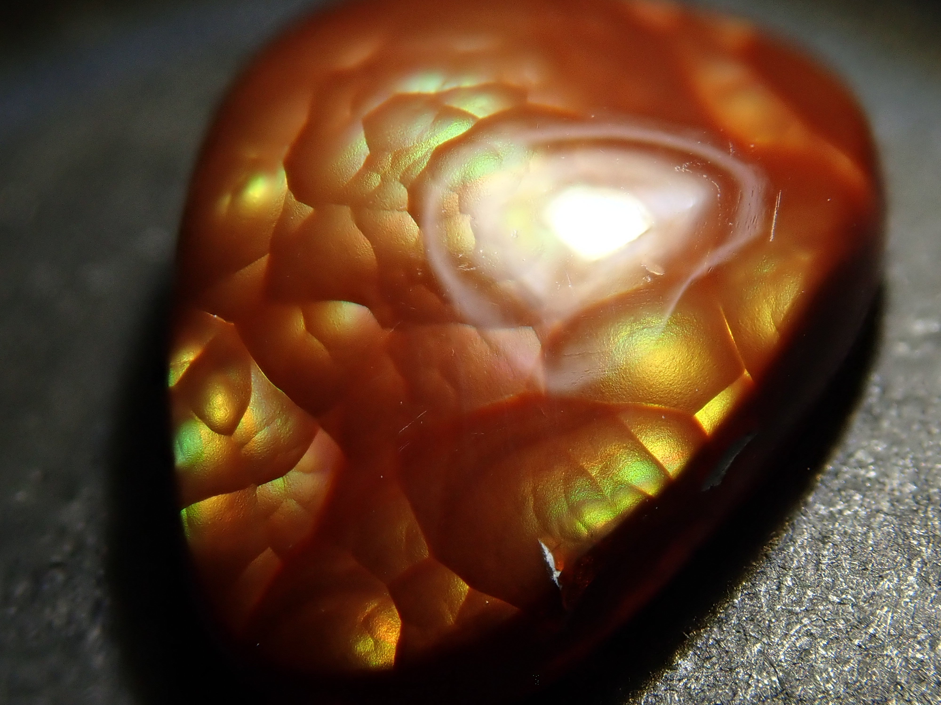 Mexican fire agate 3.613ct loose