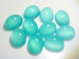 Limited to 10 stones: Sea blue chalcedony 1 loose stone (green) Multiple purchase discounts available