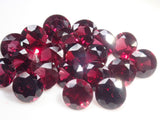 [On sale from 10pm on 4/26] {Limited to 20 stones} American Anthill Garnet (Chrome Pyrope Garnet, Round Cut 4.0mm) 1 loose stone {Multiple purchase discounts available}