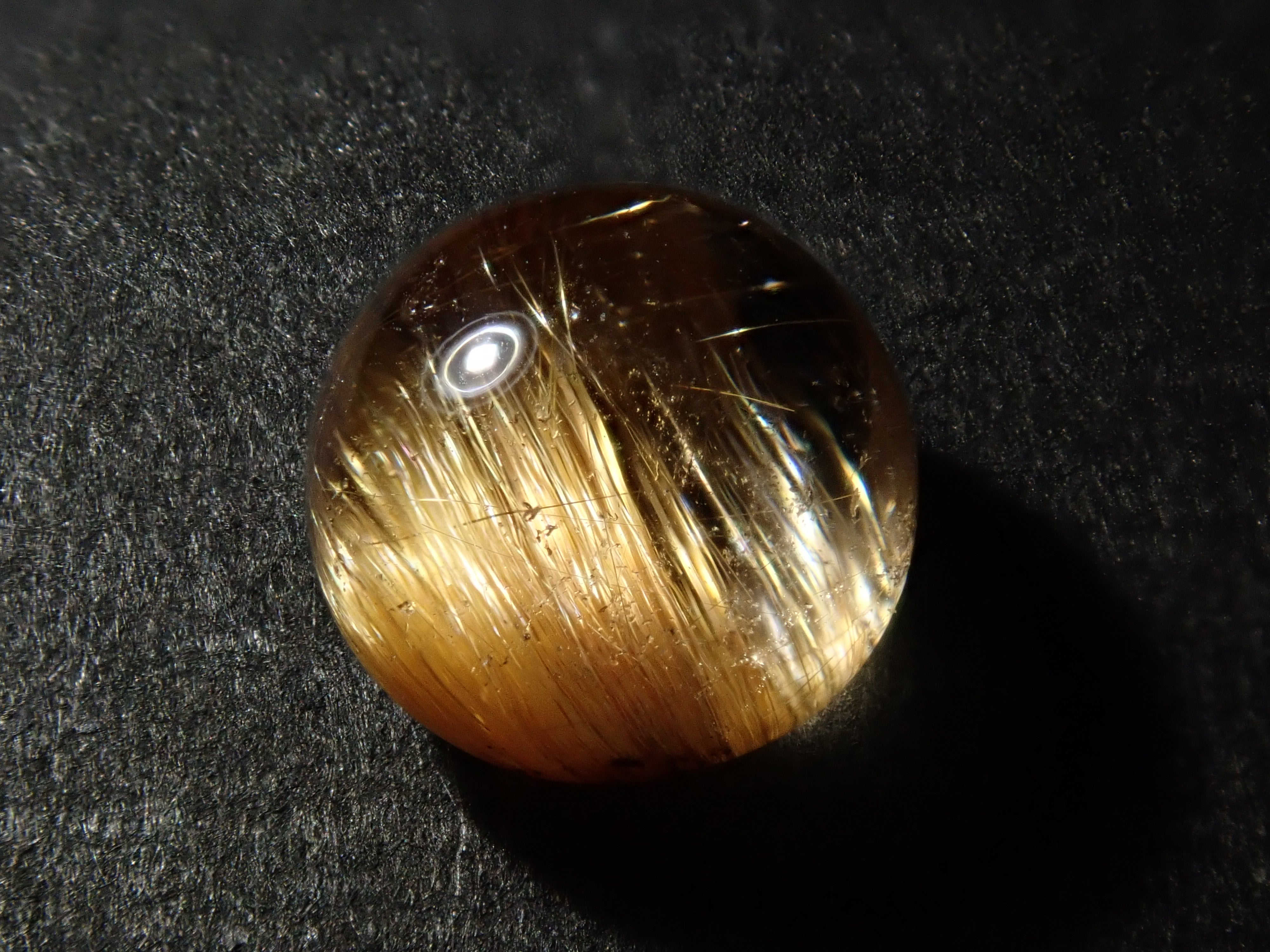 巴西金紅石英 (Rutile/Rutilated Quartz) 1 石散裝 (6.0-6.5mm，適合初學者)《可多買優惠》