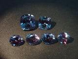 [On sale from 10pm on 4/26] {Limited to 6 sets} Synthetic Alexandrite &amp; Brazilian Alexandrite 2-stone set {Multiple purchase discounts available}