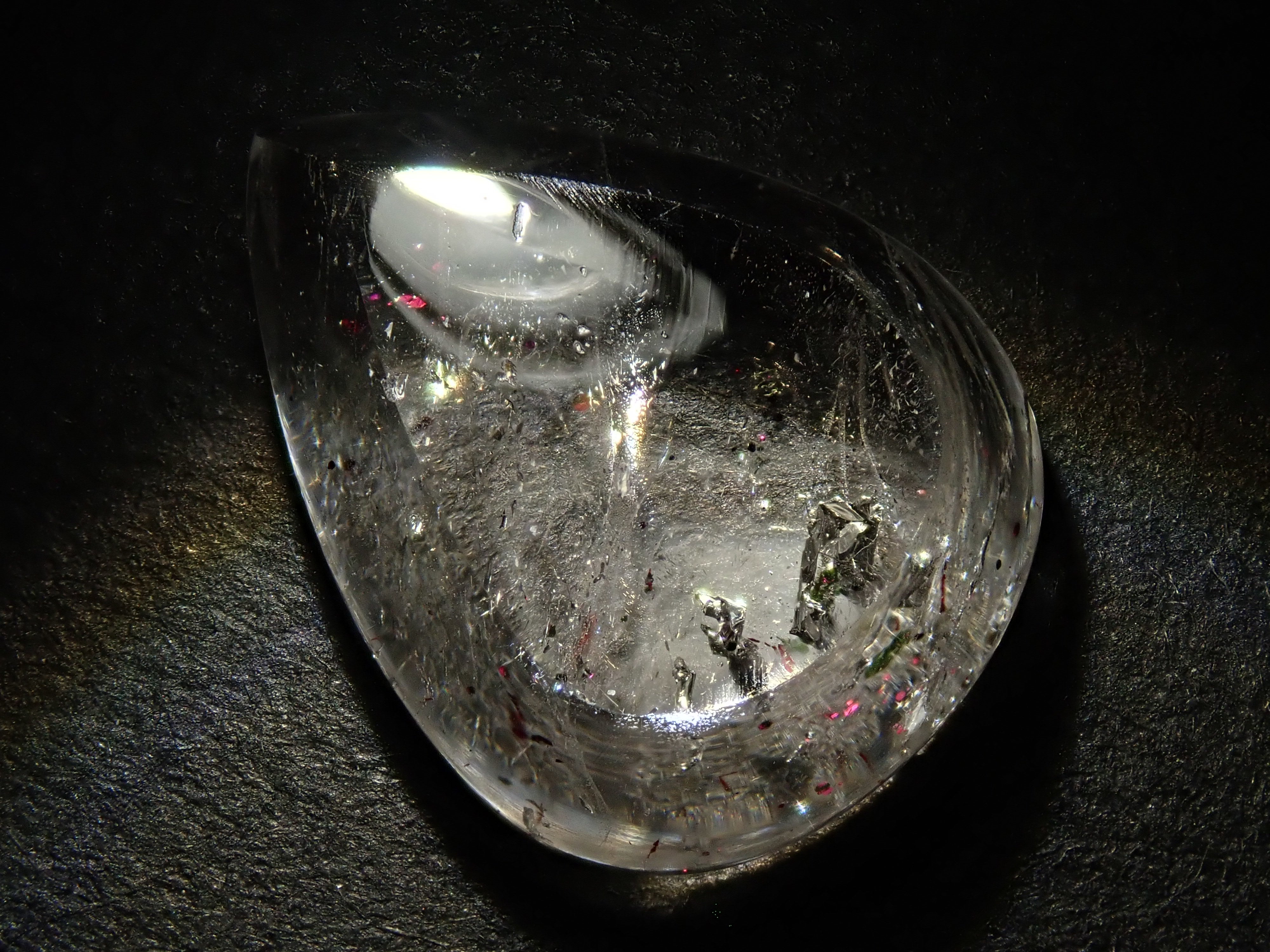 【12562837掲載】ブラジル産ティンカーベルクォーツ（ピンクファイヤークォーツ） 6.020ctルース