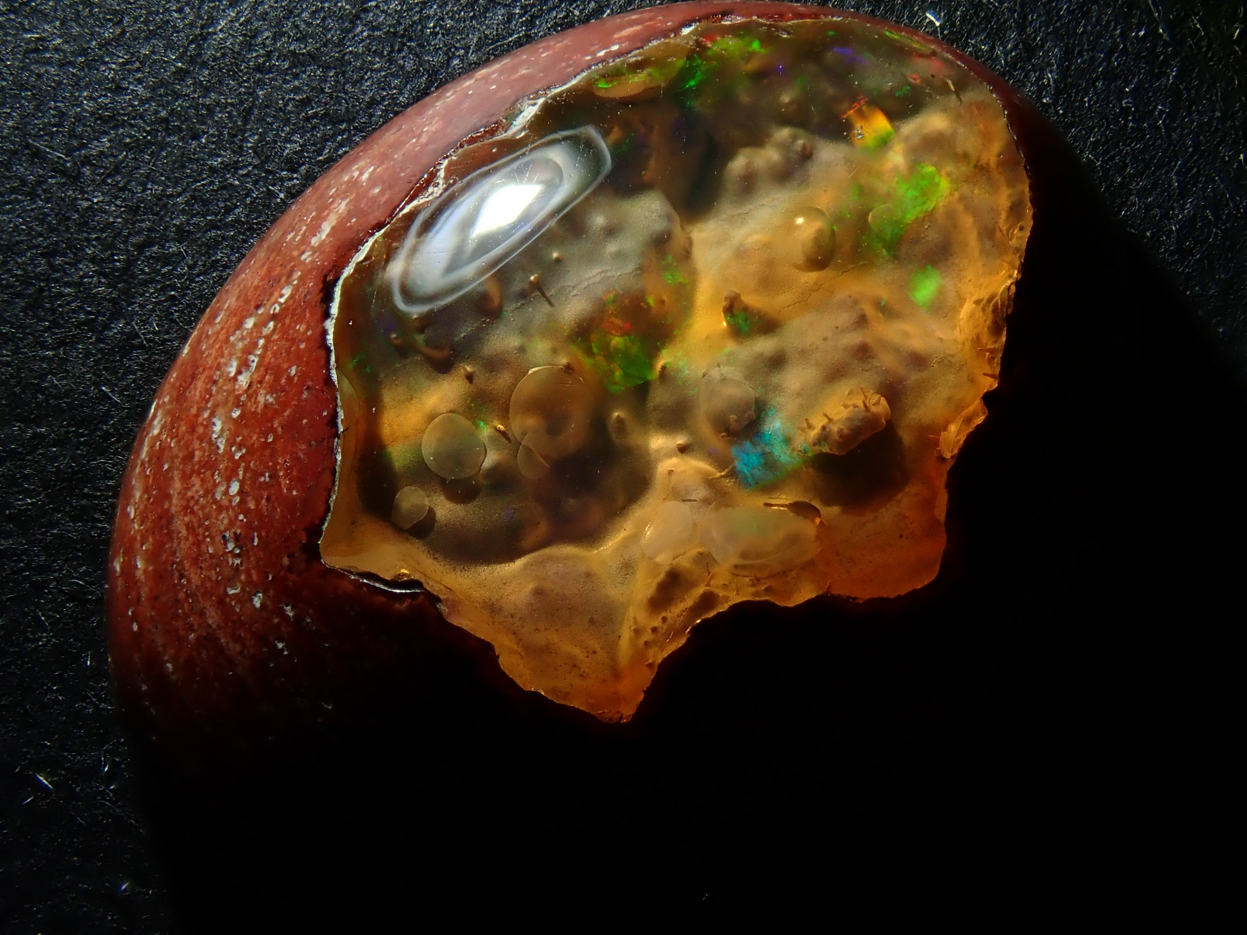 【4/29 22時販売】メキシコ産カンテラオパール 5.811ctルース 鑑別書