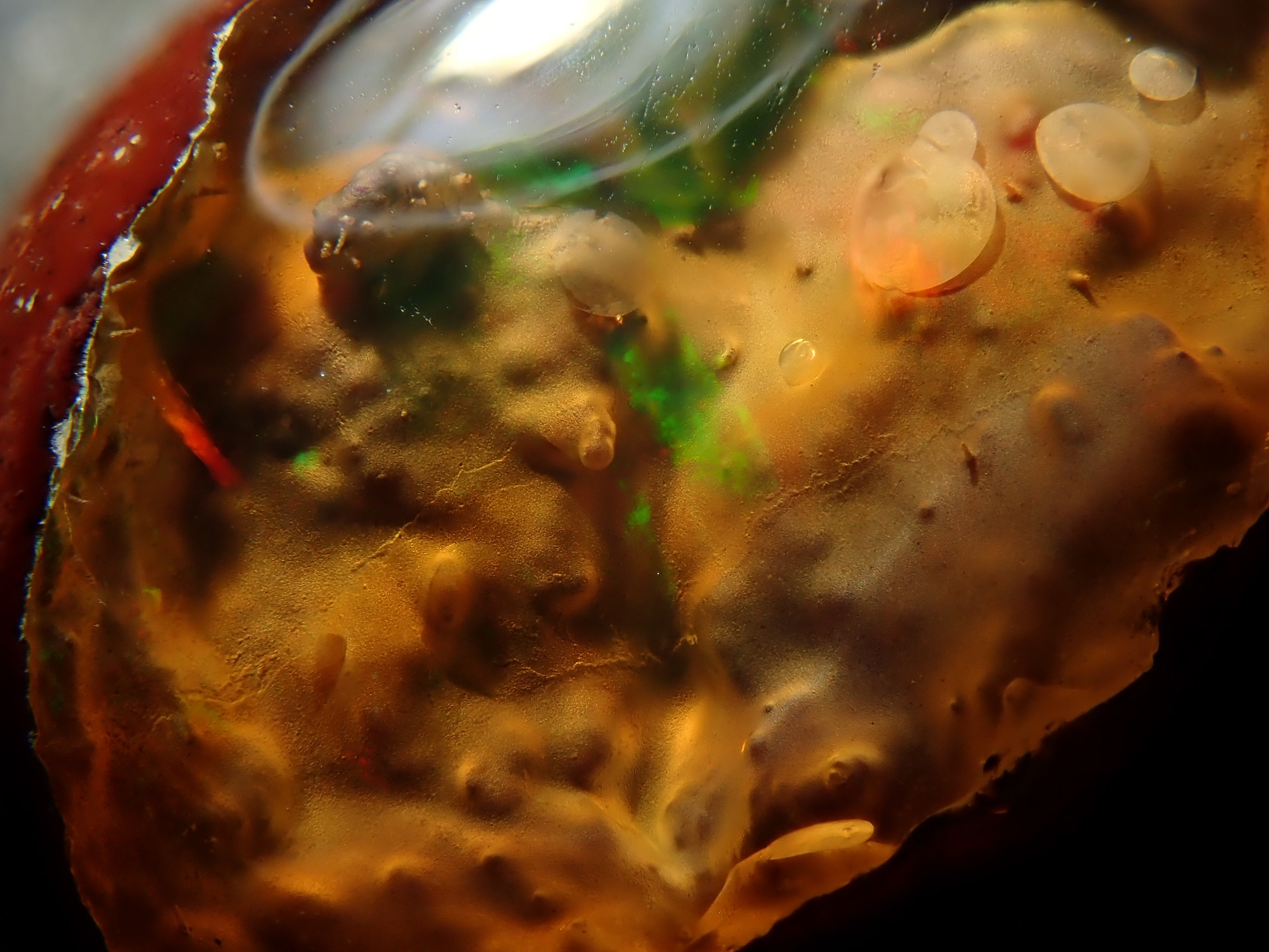 【4/29 22時販売】メキシコ産カンテラオパール 5.811ctルース 鑑別書