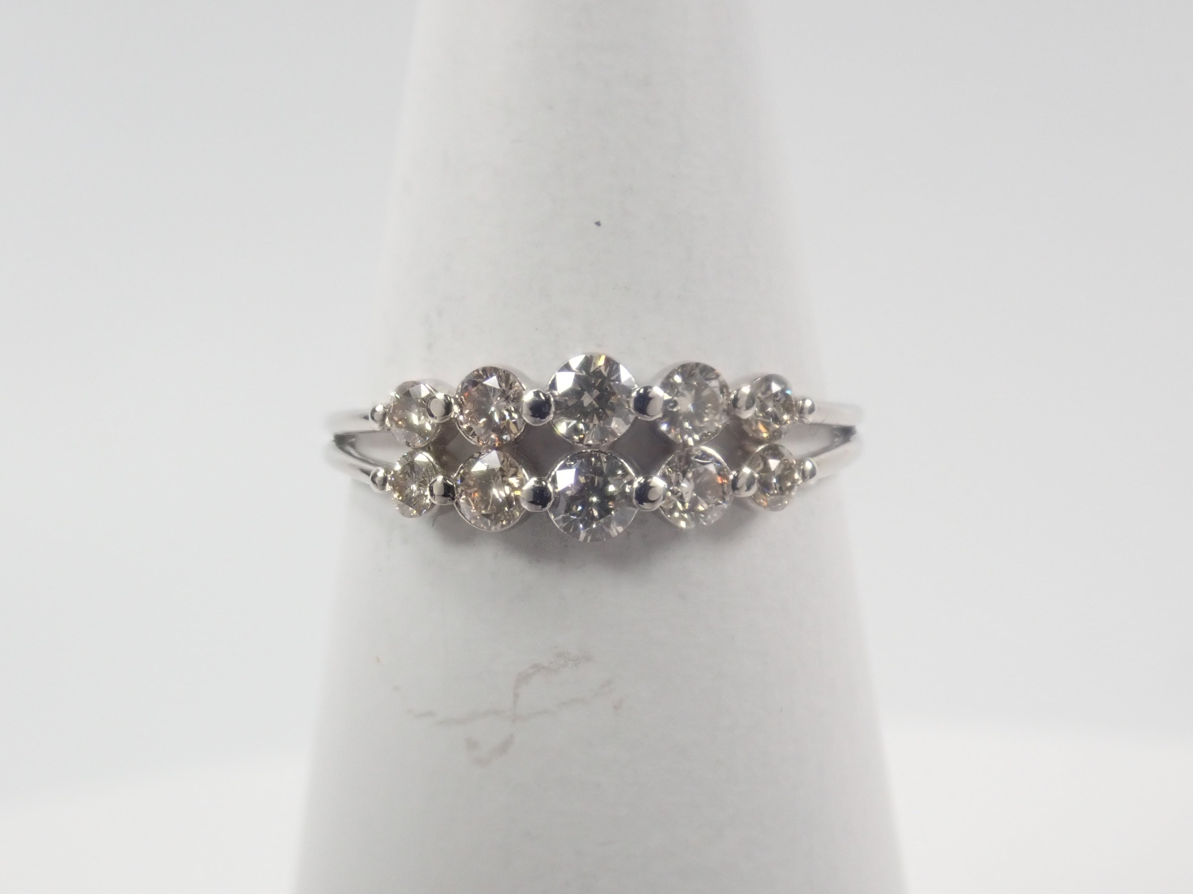 【22602583掲載】【カラフリ】Pt900 ダイヤモンド 0.5ct リング
