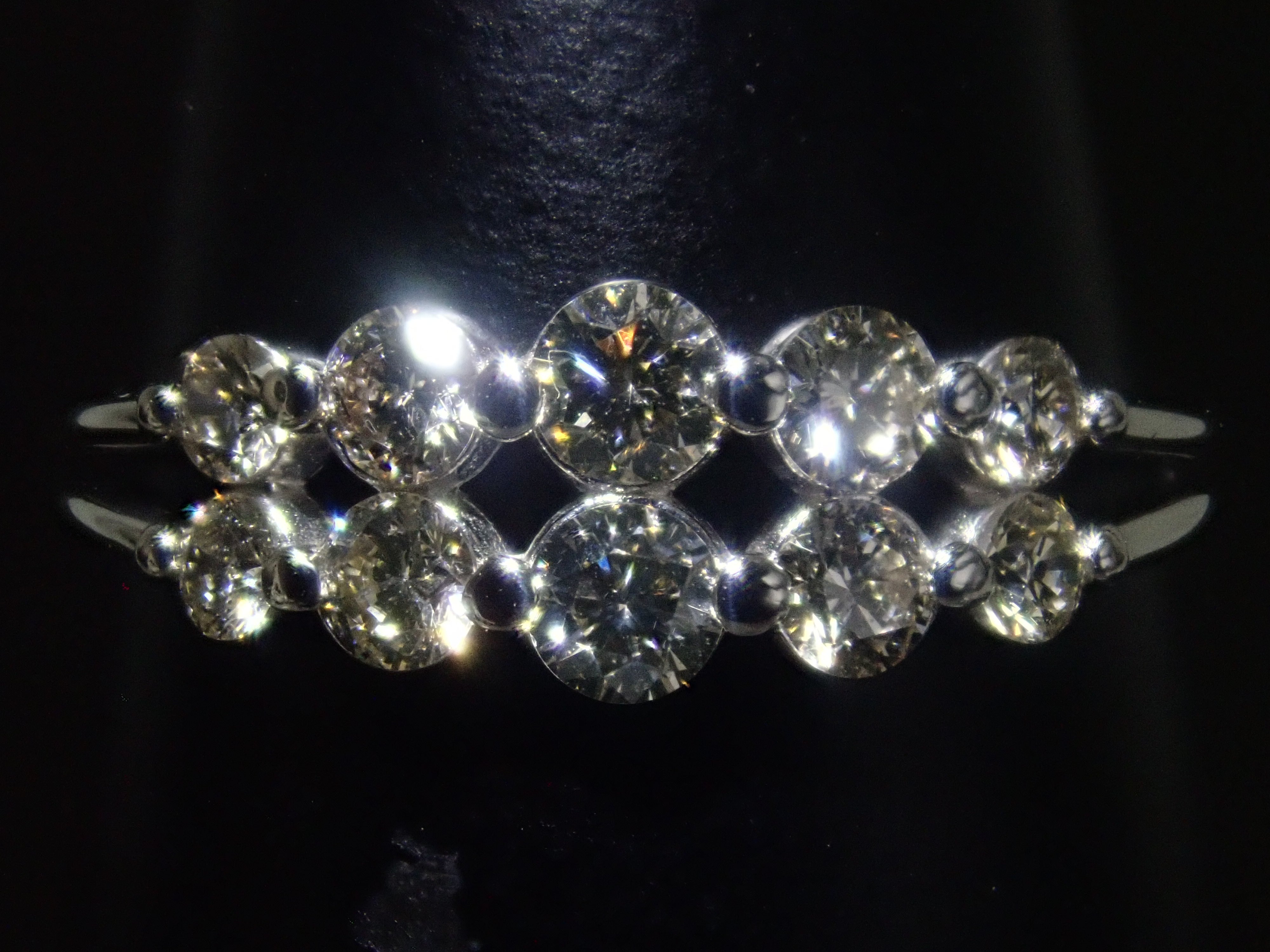 【22602583掲載】【カラフリ】Pt900 ダイヤモンド 0.5ct リング
