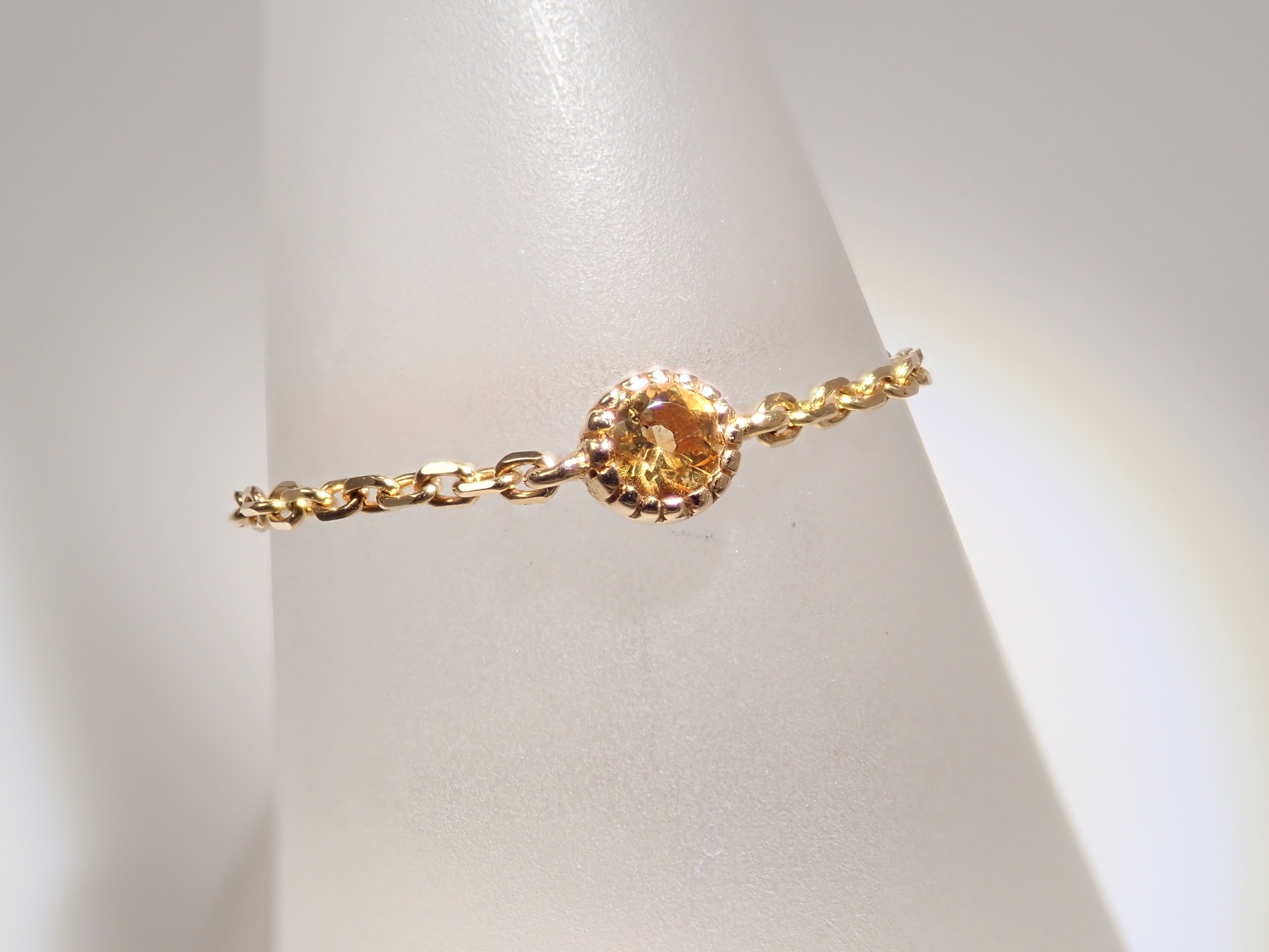 ｋ18　シトリン　ダイヤリング Citrine K18シトリン ダイヤモンドリング (NO.304843) – JEX宝石