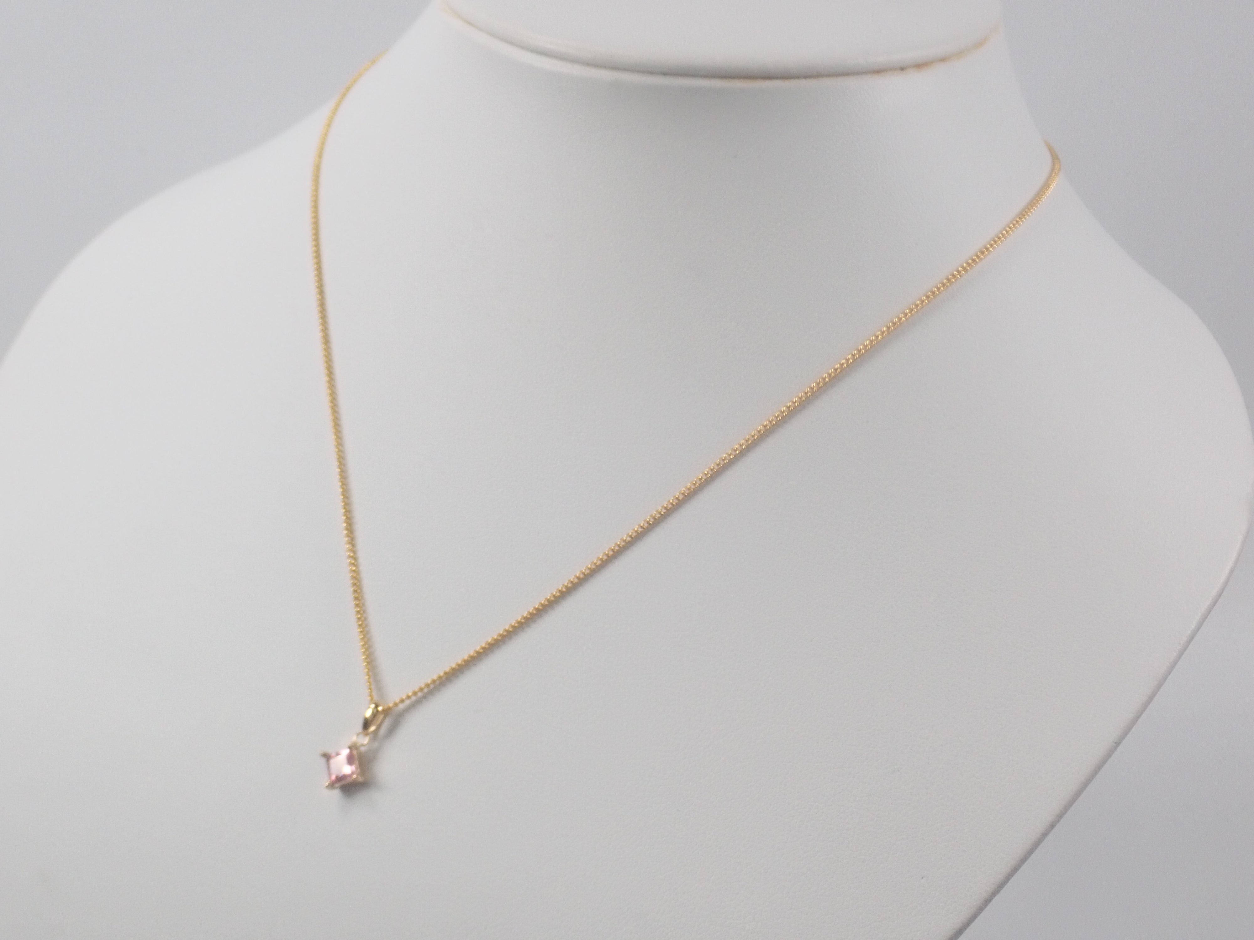 【22602573掲載】【カラフリ】K18 ピンクサファイア 0.452ct ペンダントトップ（ネックレストップ）