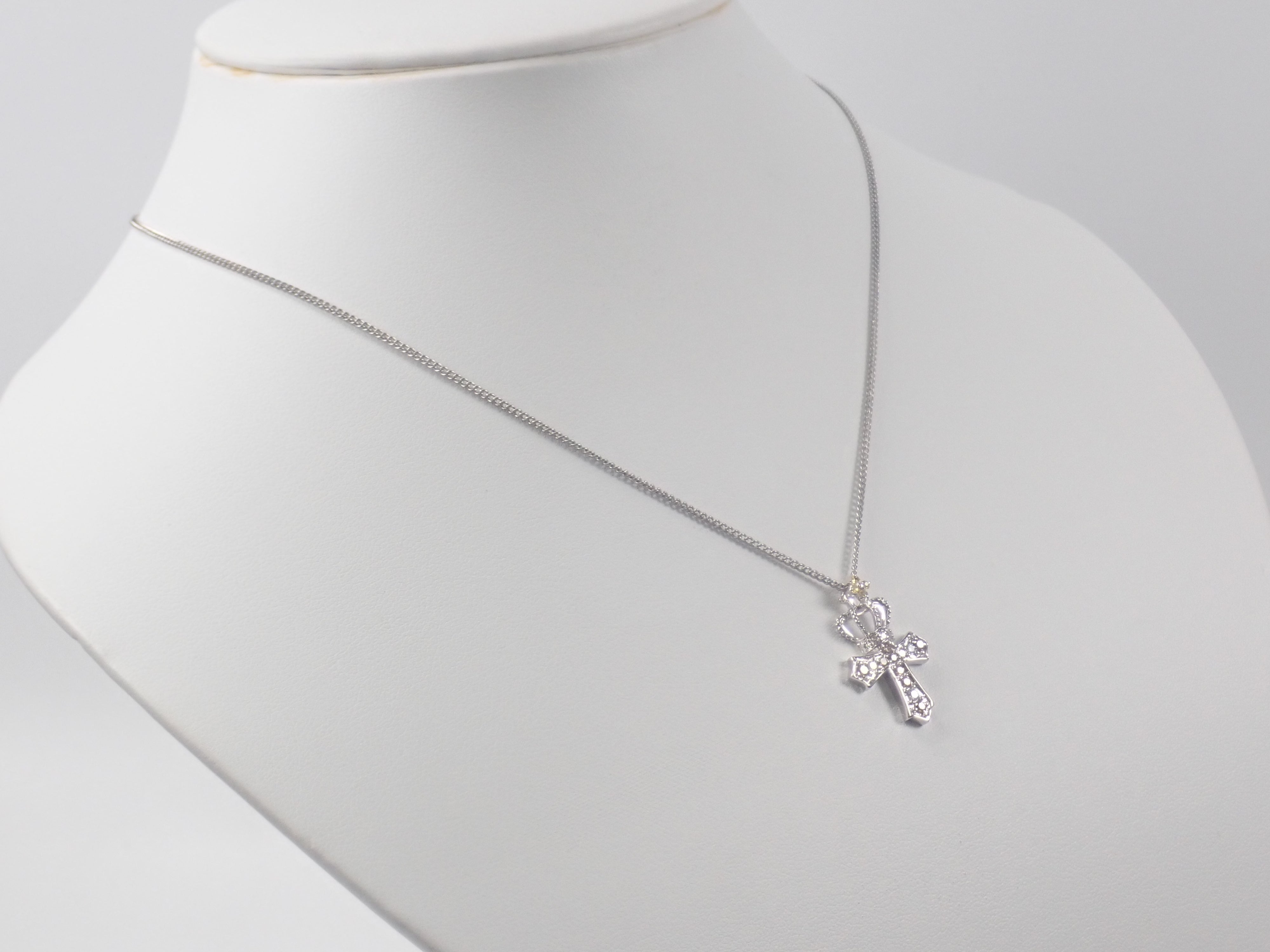 K18WG イエローサファイア 0.05ct ペンダントトップ（ネックレストップ）