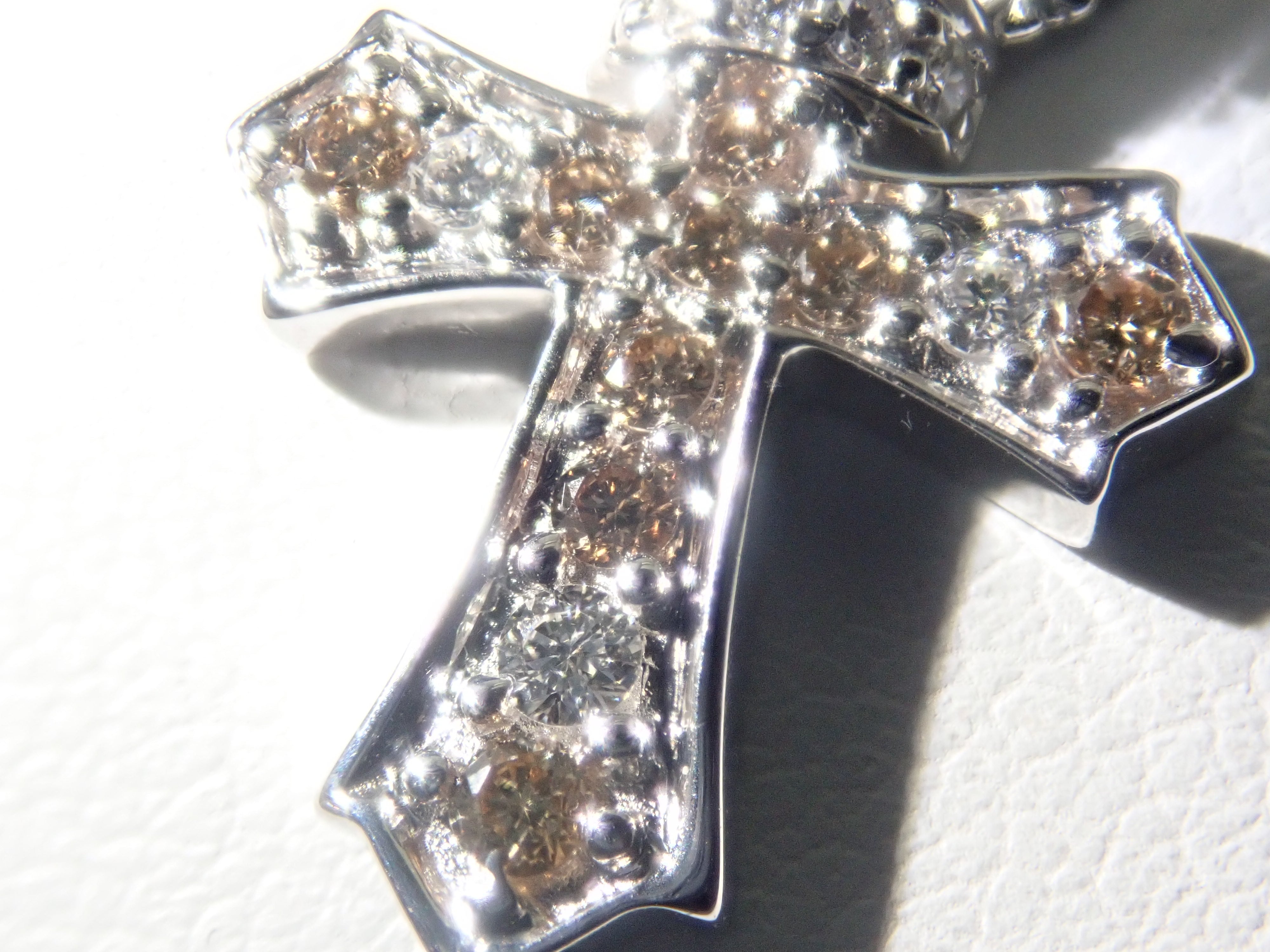 K18WG イエローサファイア 0.05ct ペンダントトップ（ネックレストップ）