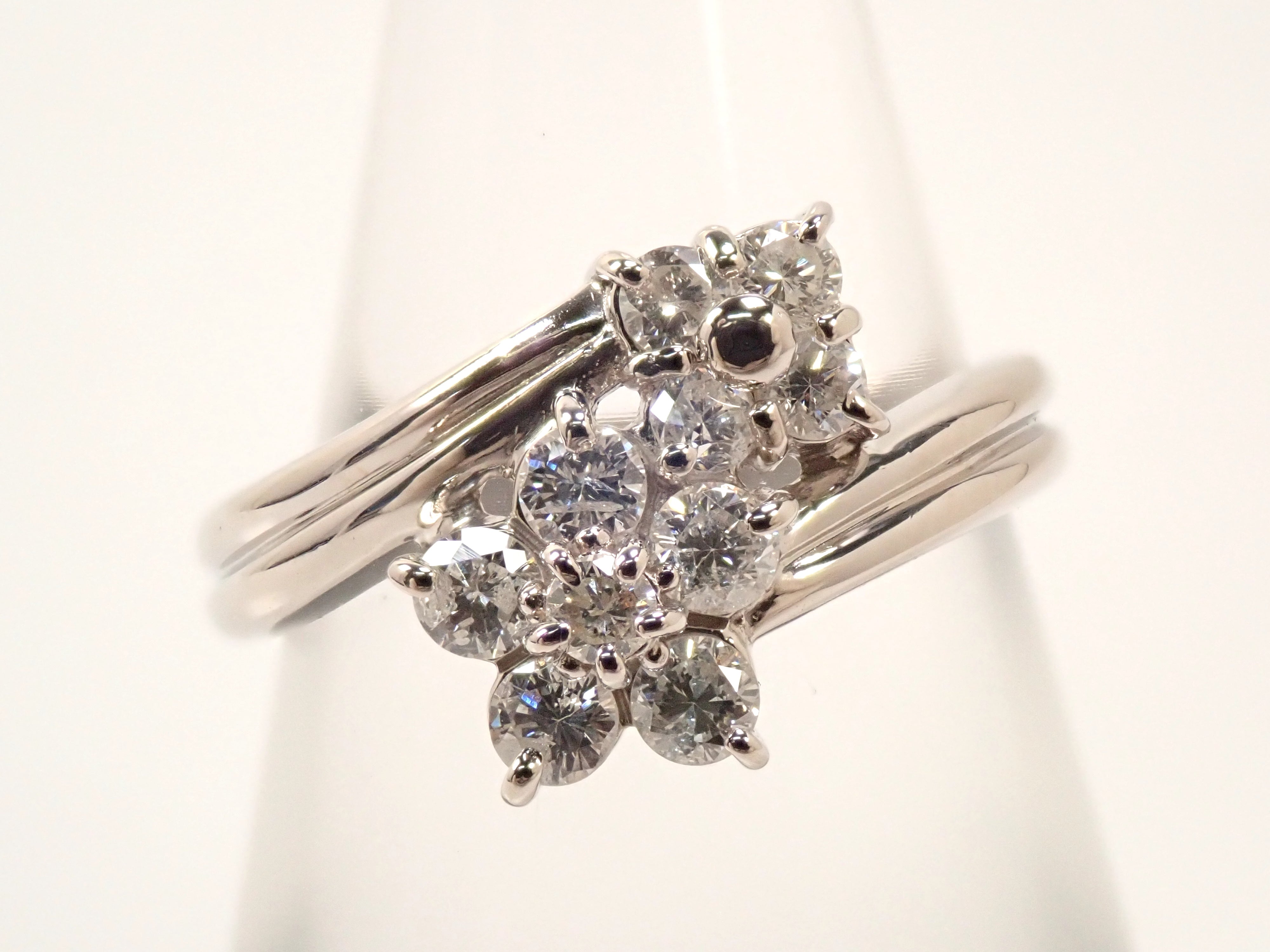 【5/18 22時販売】【カラフリ】Pt900 ダイヤモンド 0.50ct リング