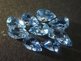 [On sale from 10pm on 5/12] {Limited to 10 stones} 1 loose Brazilian Santa Maria aquamarine (pear-shaped cut, approx. 5 x 3mm) {Multiple purchase discounts available}