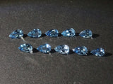 [5/12 22:00 發售]《限量 10 顆》巴西聖瑪利亞海藍寶石 1 顆散裝（梨形切割，約 5 x 3 毫米）《多買有折扣》