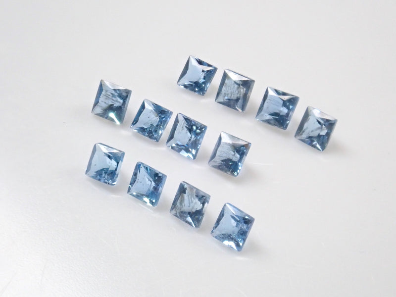 [On sale from 10pm on 5/12] {Limited to 12 stones} 1 loose Brazilian Santa Maria aquamarine (princess cut) {Multiple purchase discounts available}