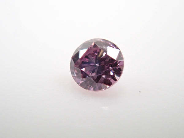 【5/11 22時販売】ピンクダイヤモンド 1.8mm/0.026ctルース(FANCY INTENSE PURPLE PINK, I1)