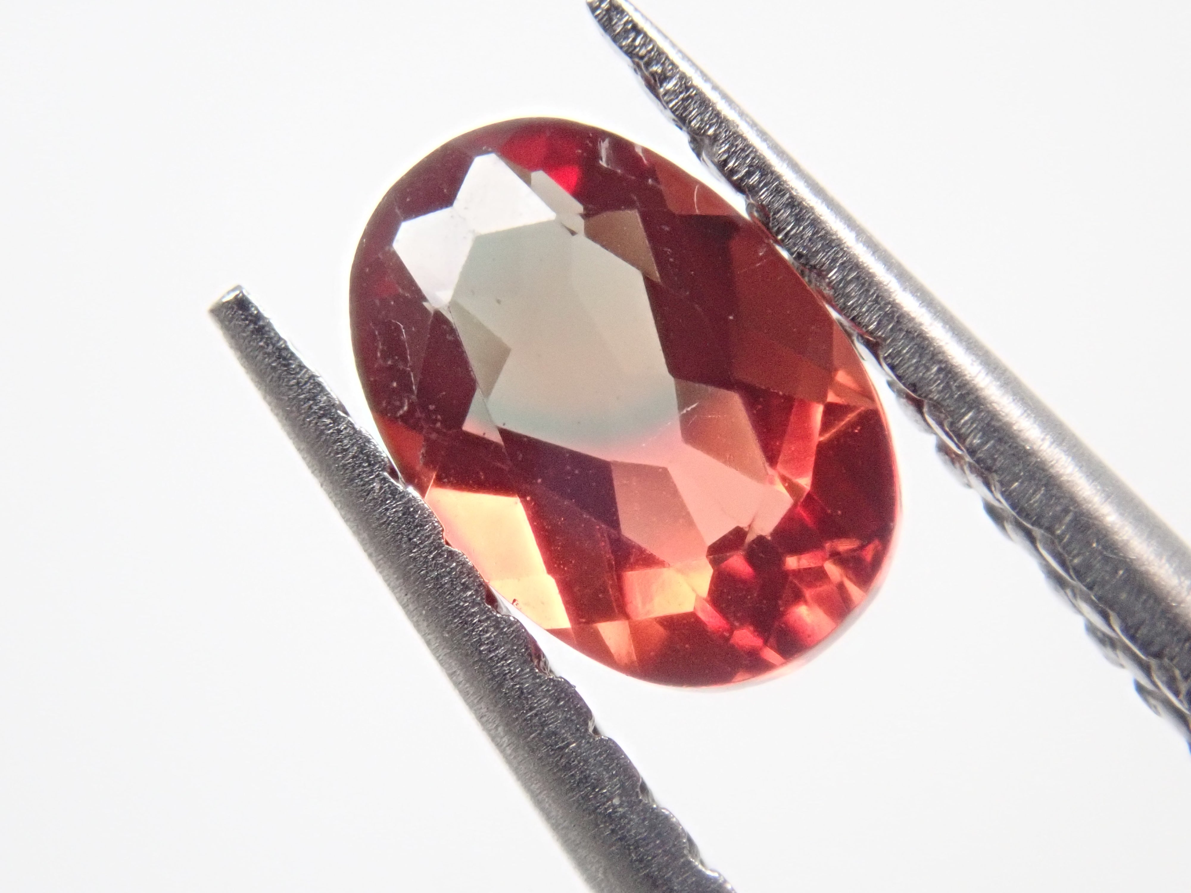 [Limited to 11 stones] Bicolor Andesine 1 stone loose (6 x 4 mm, color change Andesine) [Multiple purchase discount available]