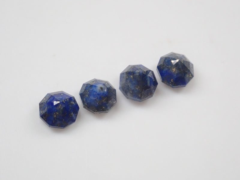 [On sale from 10pm on 5/11] [Sanjay] Afghanistan Lapis Lazuli 1 stone loose (nonagon cut, 6mm, December birthstone) [Multiple purchase discounts available]