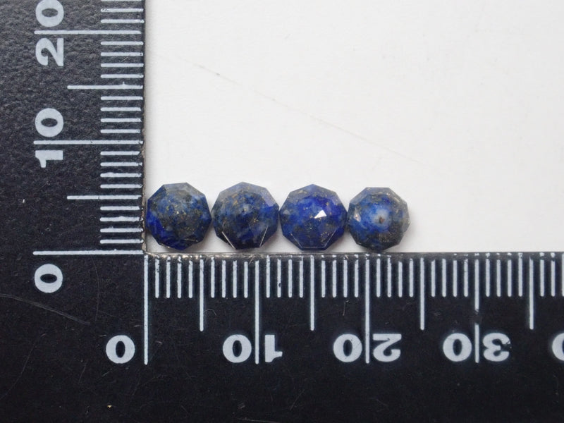 [On sale from 10pm on 5/11] [Sanjay] Afghanistan Lapis Lazuli 1 stone loose (nonagon cut, 6mm, December birthstone) [Multiple purchase discounts available]