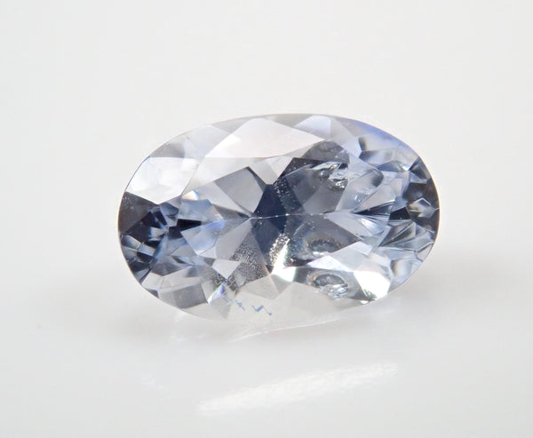 [On sale from 10pm on 5/17] Sri Lankan blue sapphire (ice blue) 0.584ct loose stone