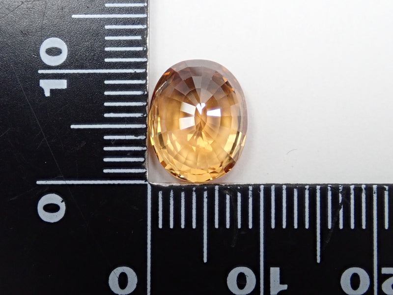 [5/16 22:00 發售] 柬埔寨橙色鋯石 5.925ct 裸鑽