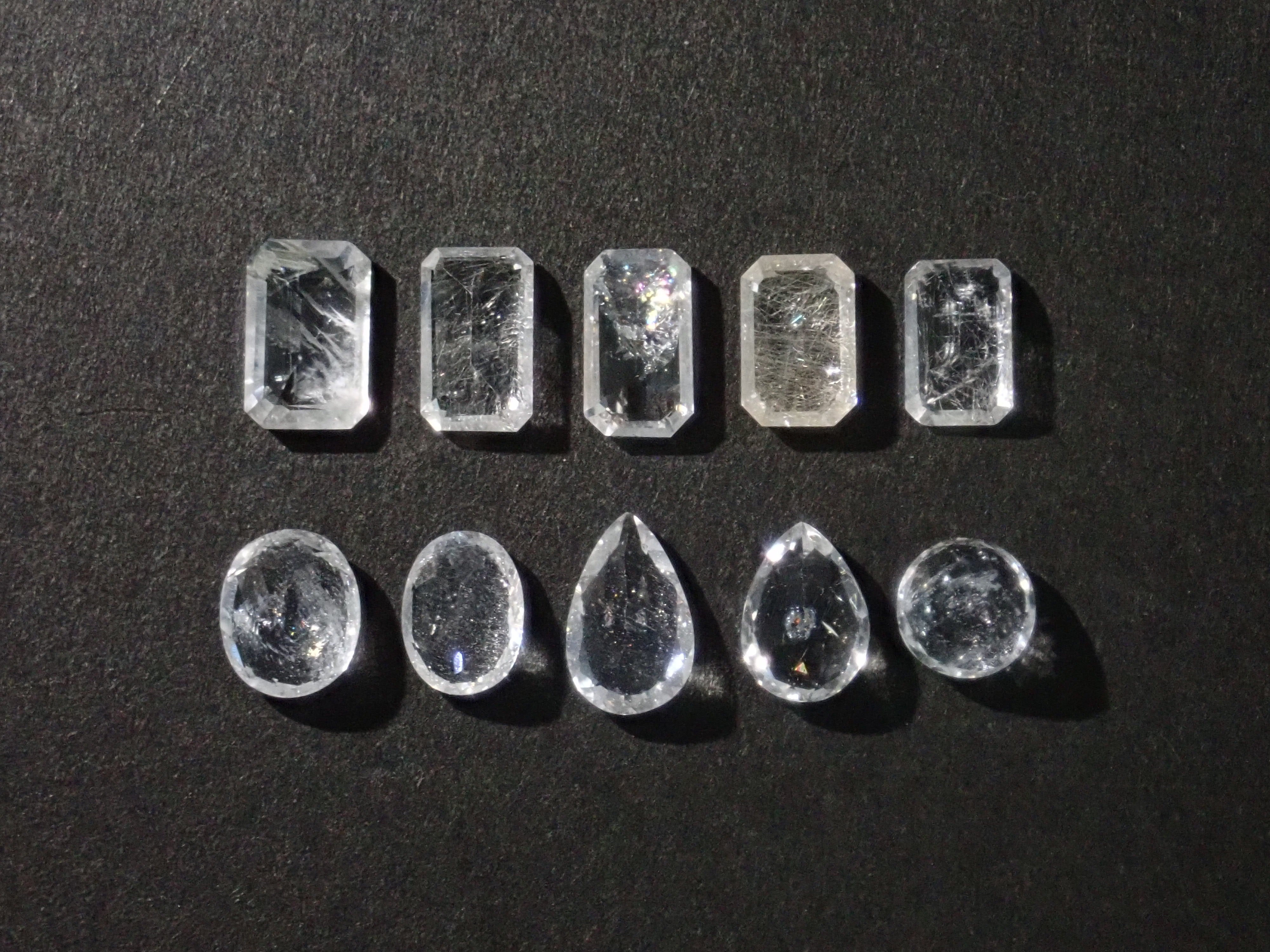 Limited to 10 stones: Madagascar Phenakite (Rutile with needle-like inclusions) 1 loose stone Multiple purchase discounts available