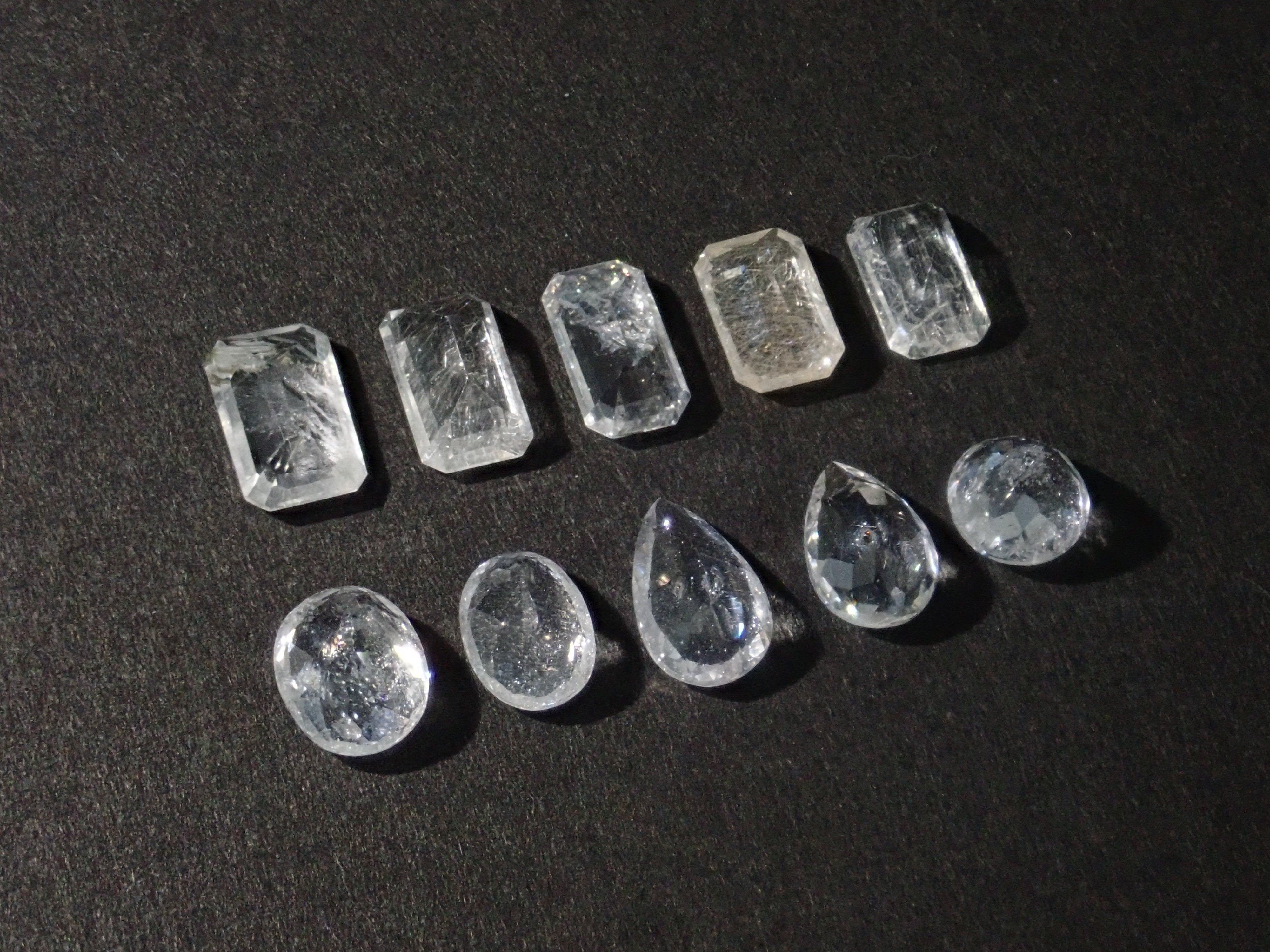 Limited to 10 stones: Madagascar Phenakite (Rutile with needle-like inclusions) 1 loose stone Multiple purchase discounts available