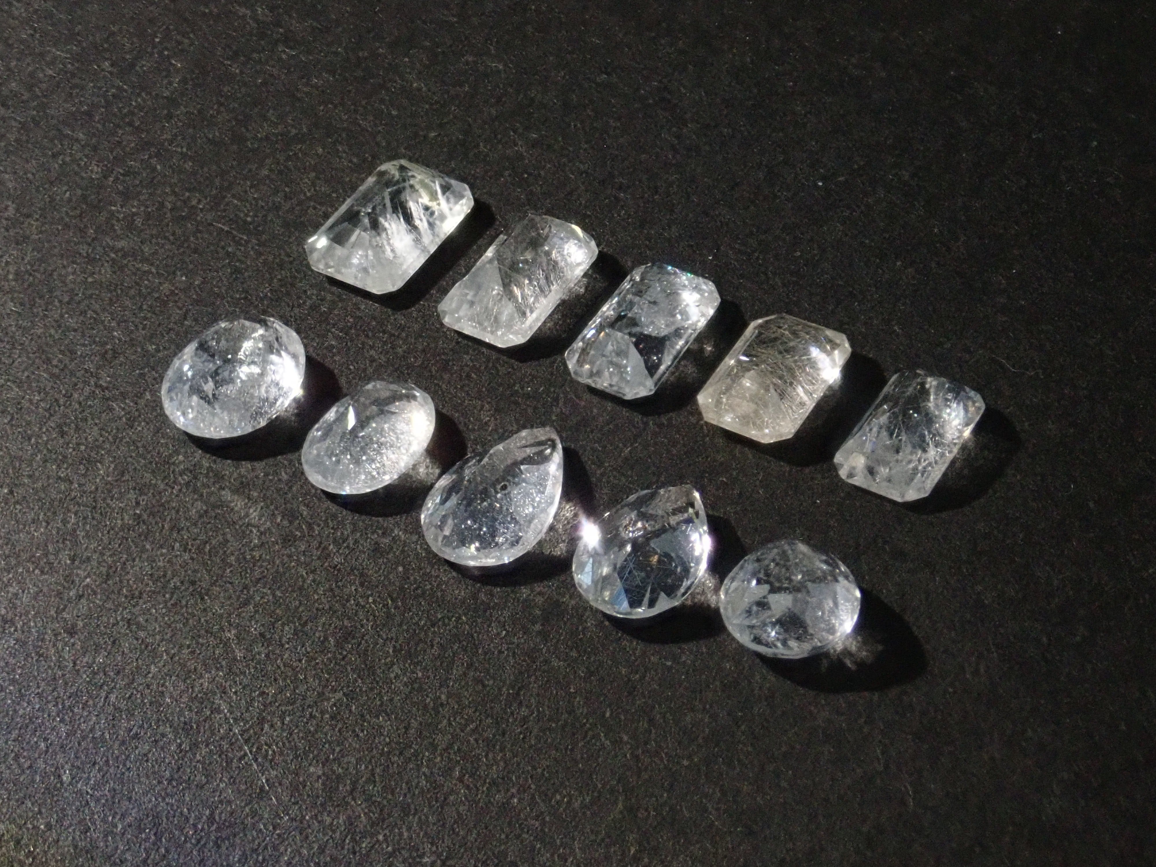 Limited to 10 stones: Madagascar Phenakite (Rutile with needle-like inclusions) 1 loose stone Multiple purchase discounts available