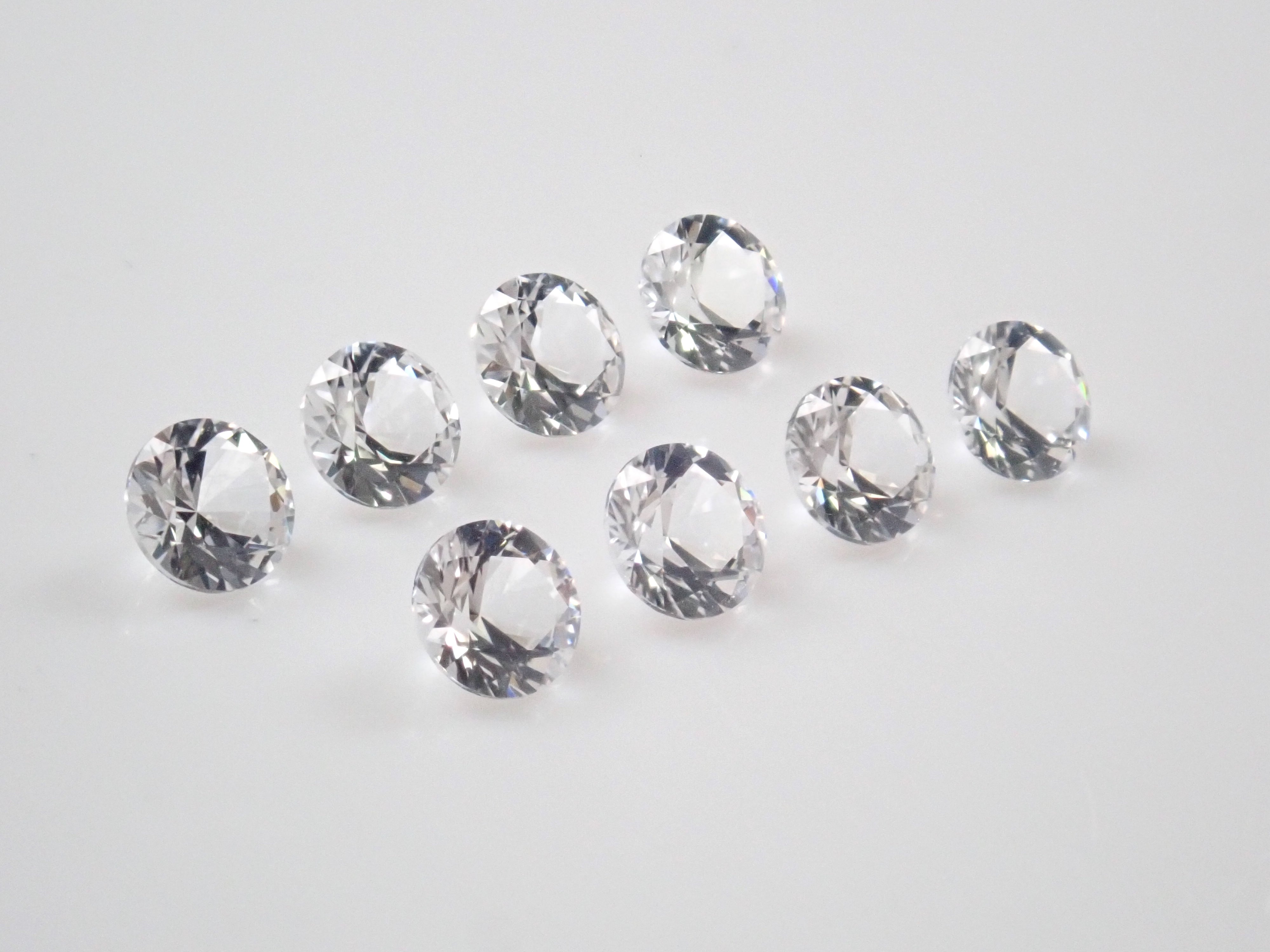 [Only one left] Russian Phenakite (round cut, 3mm) 1 loose stone [Multiple purchase discounts available]