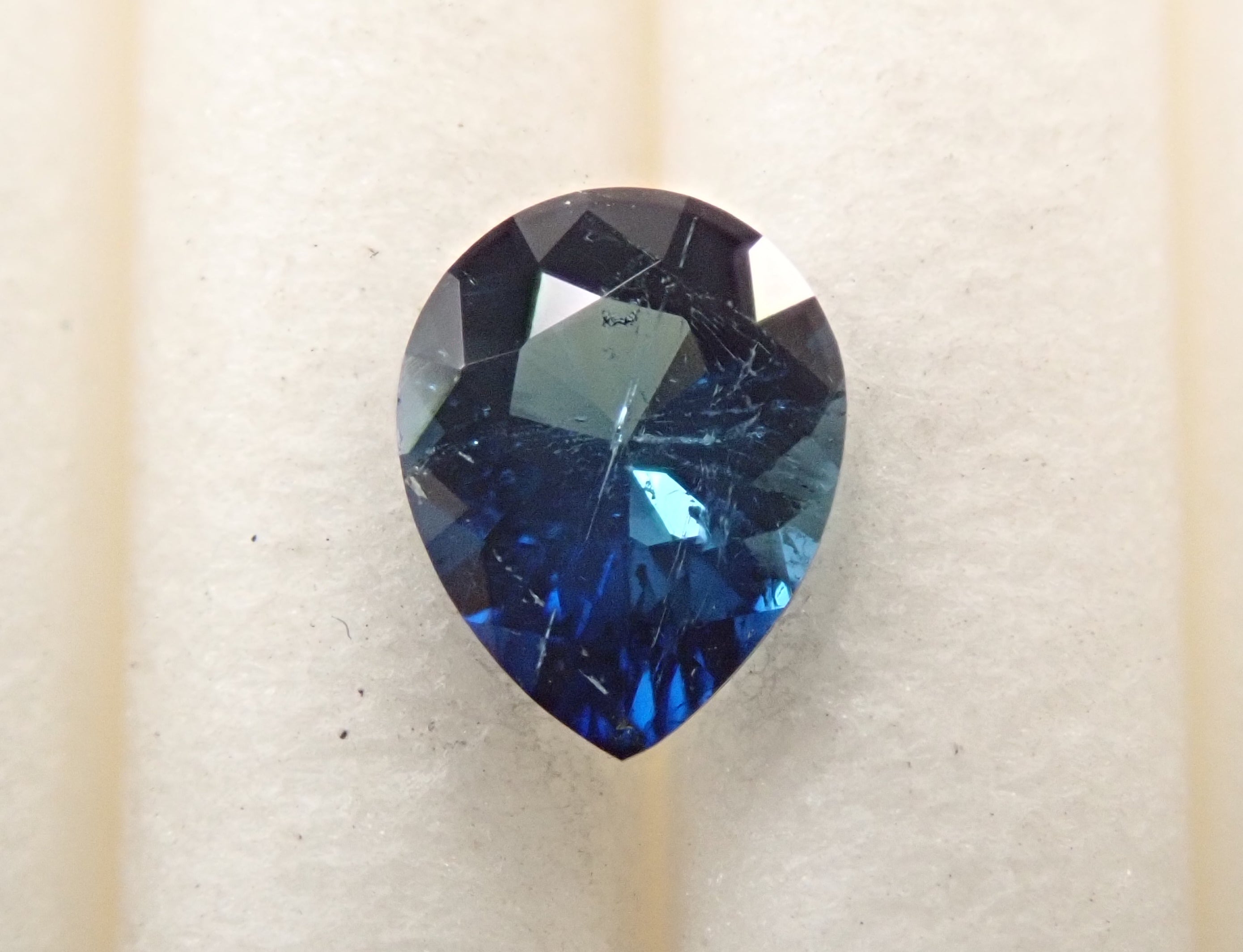 [12559342] Brazilian indigolite tourmaline 0.191ct loose stone
