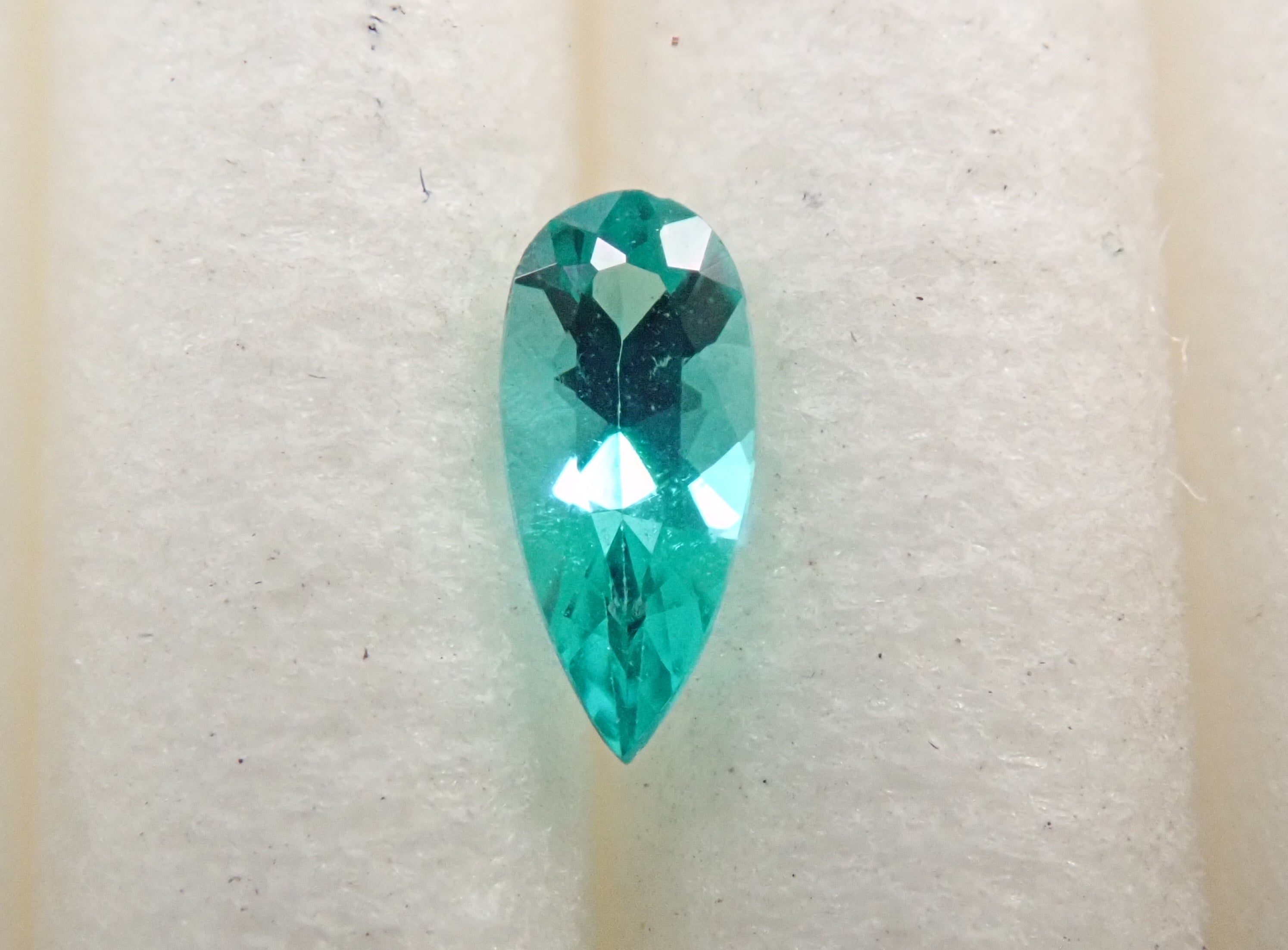 Unheated Brazilian Paraiba Tourmaline 0.064ct loose stone (CuO: 1.8%, MnO: 2.1%)